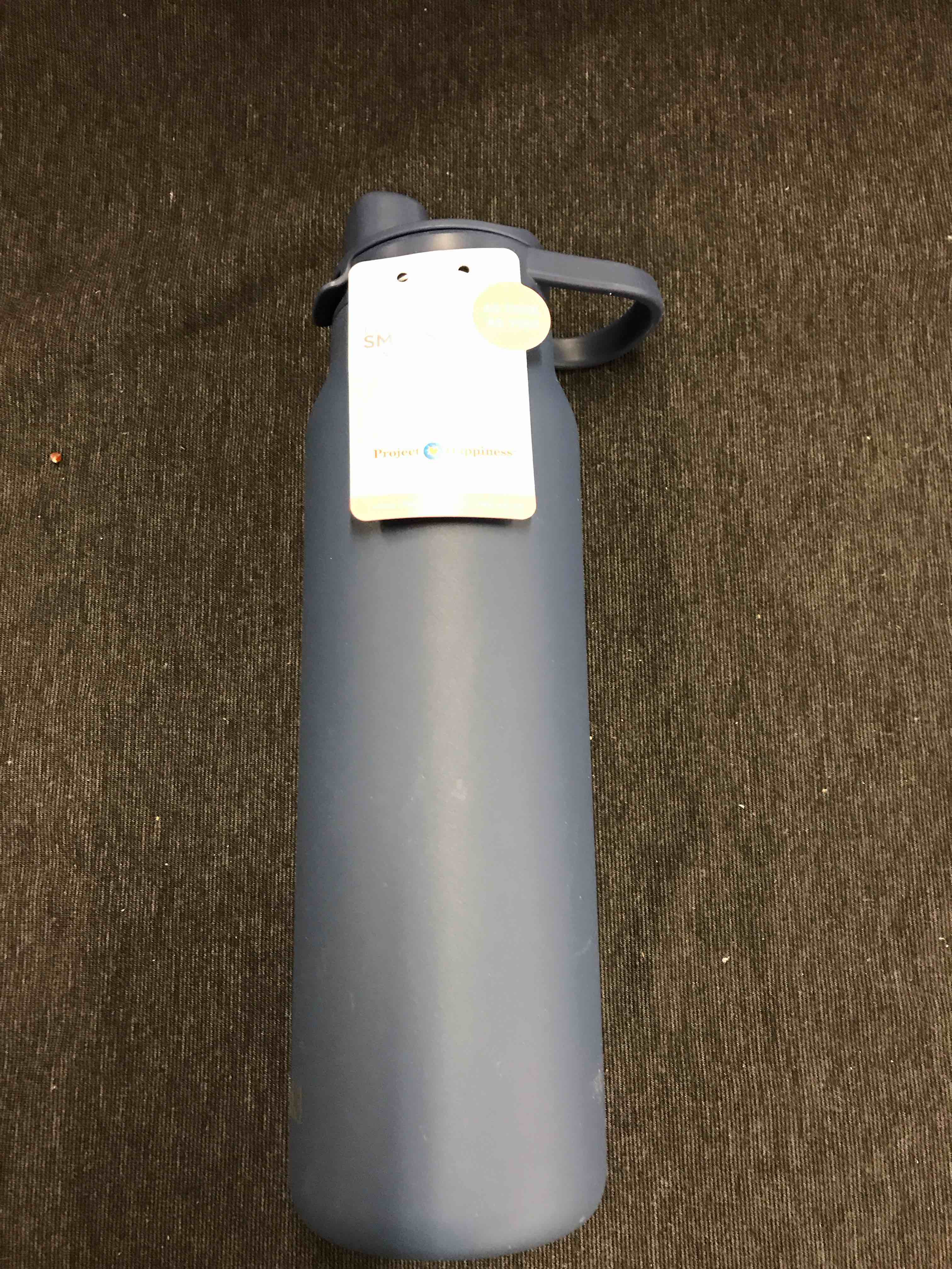 Zak Designs 24 fl oz Stainless Steel Chug Water Bottle Navy Blue: Insulated Reusable Metal Drinkware for All Ages