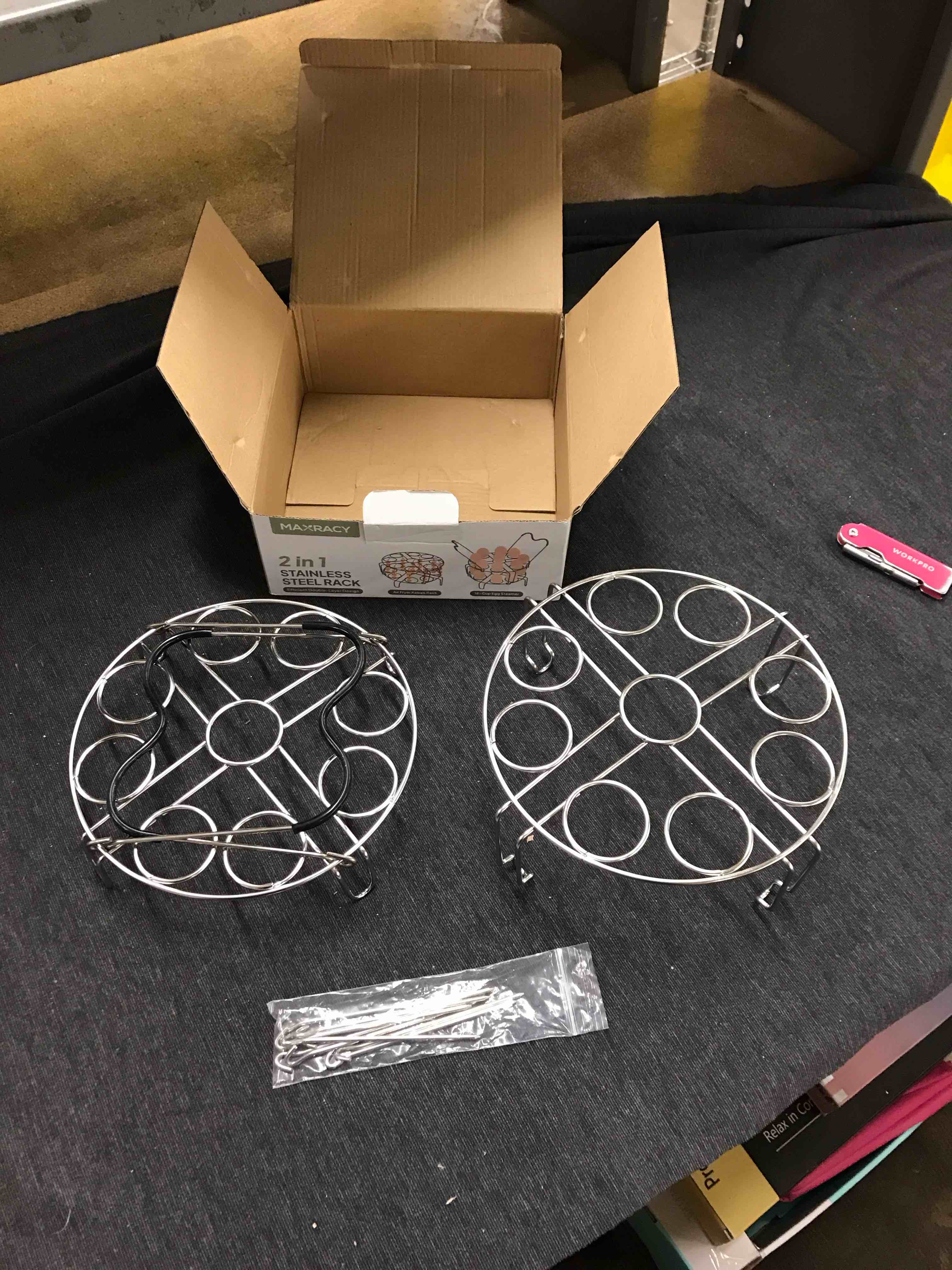 2 in 1 Stainless Steel Rack