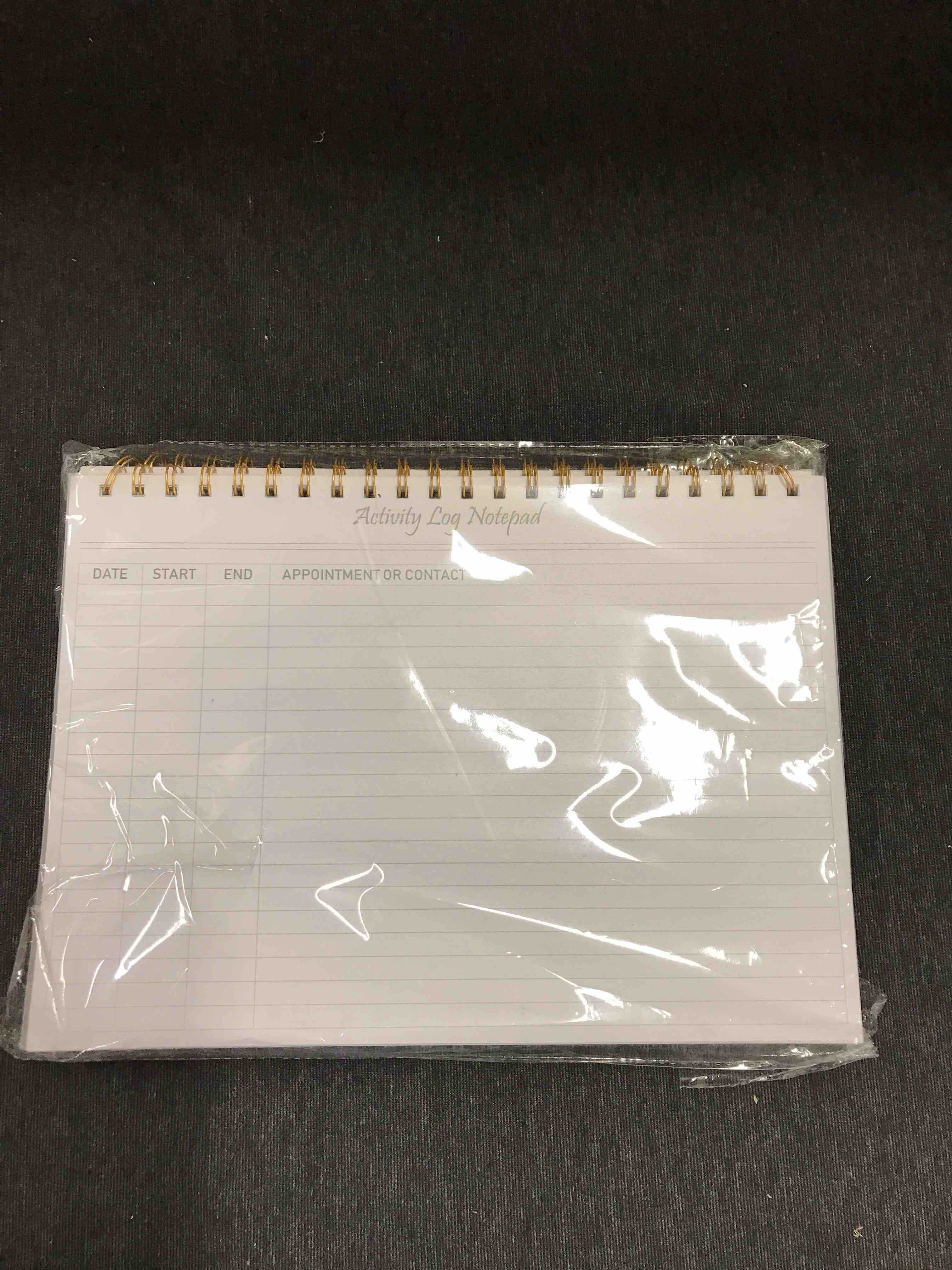 Activity Log Notepad. set of 2