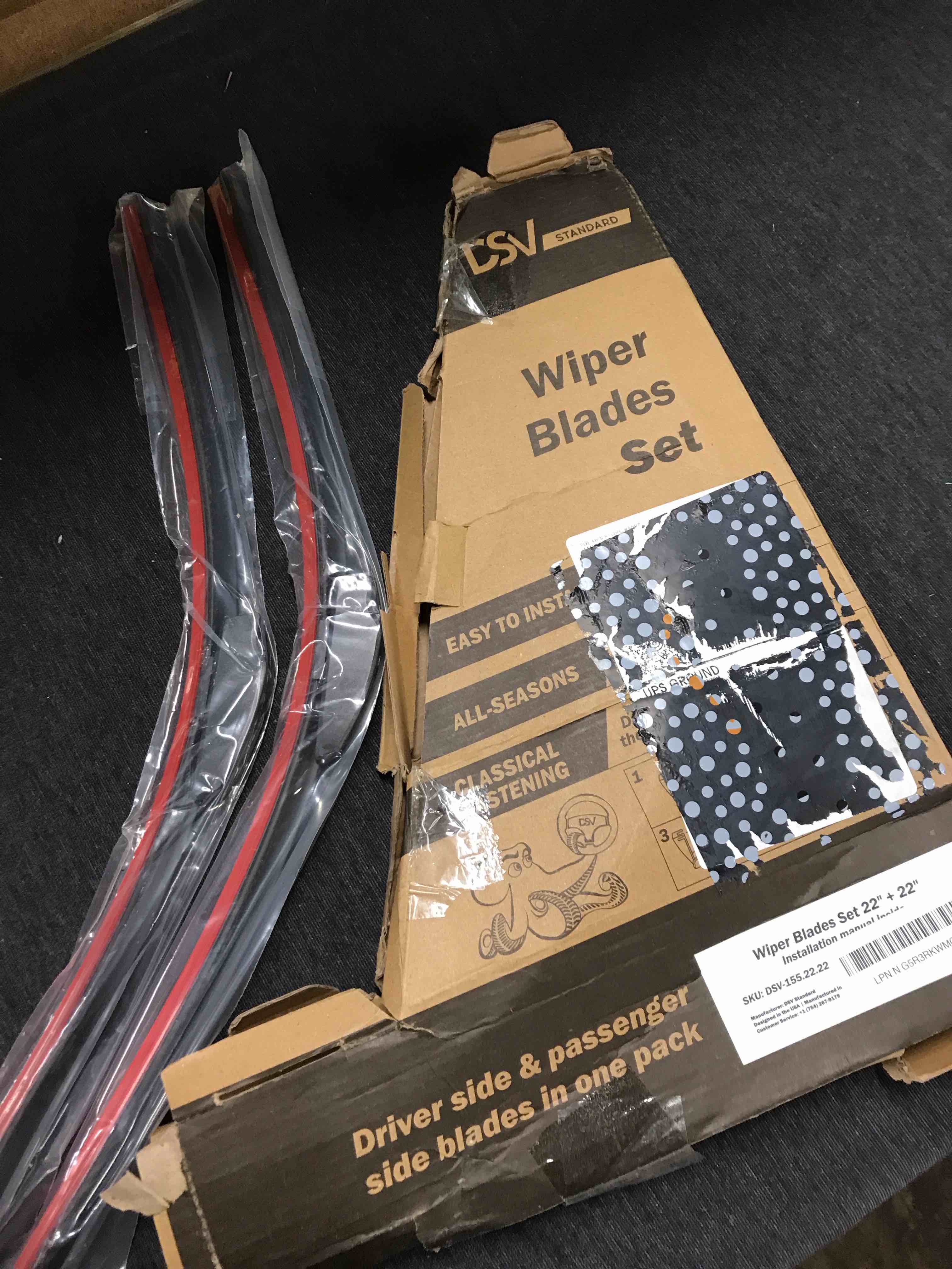 Wiper Blade Set 22” + 22”
