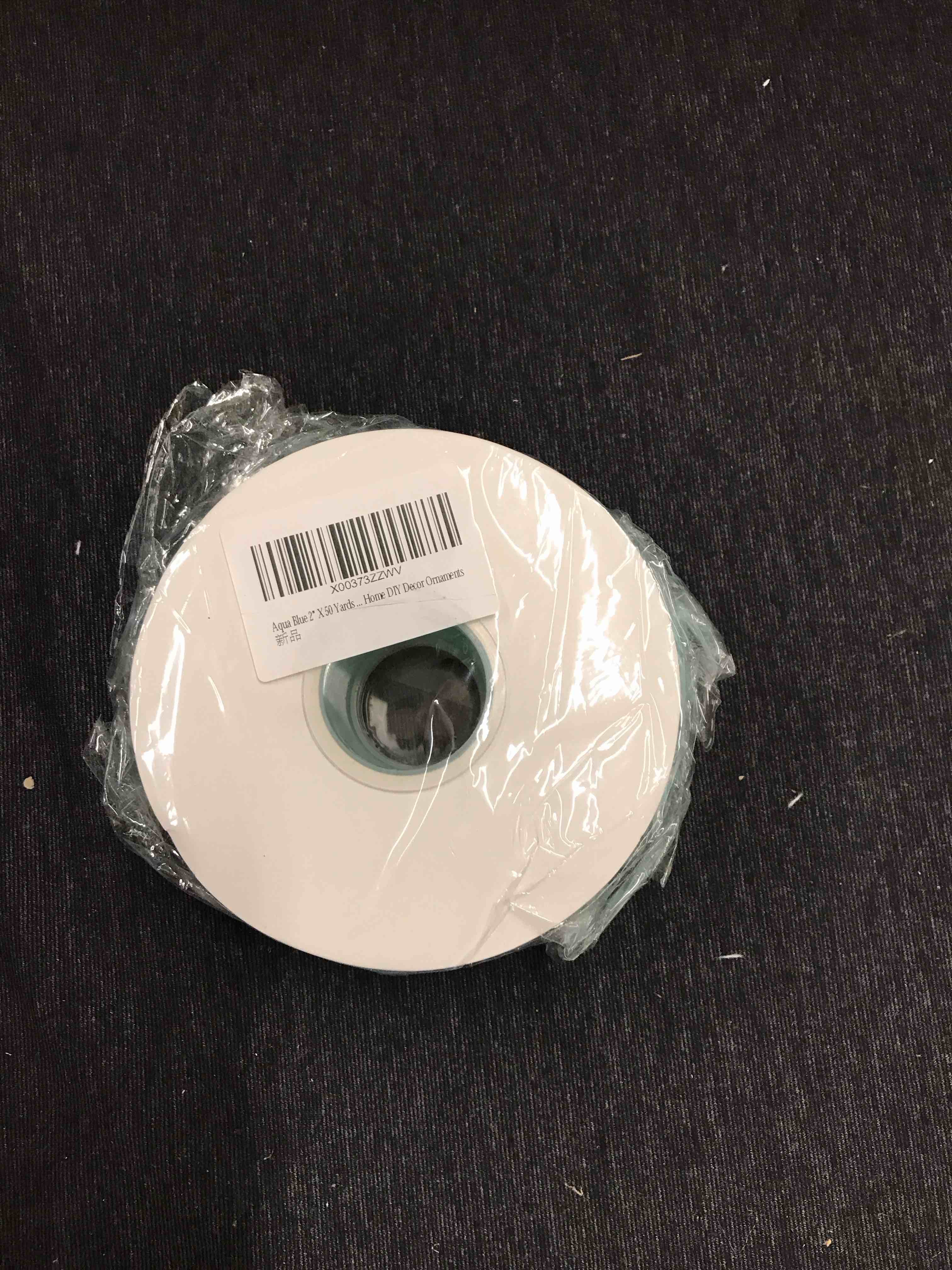 Aqua Blue Ribbon 2” x 50 Yards