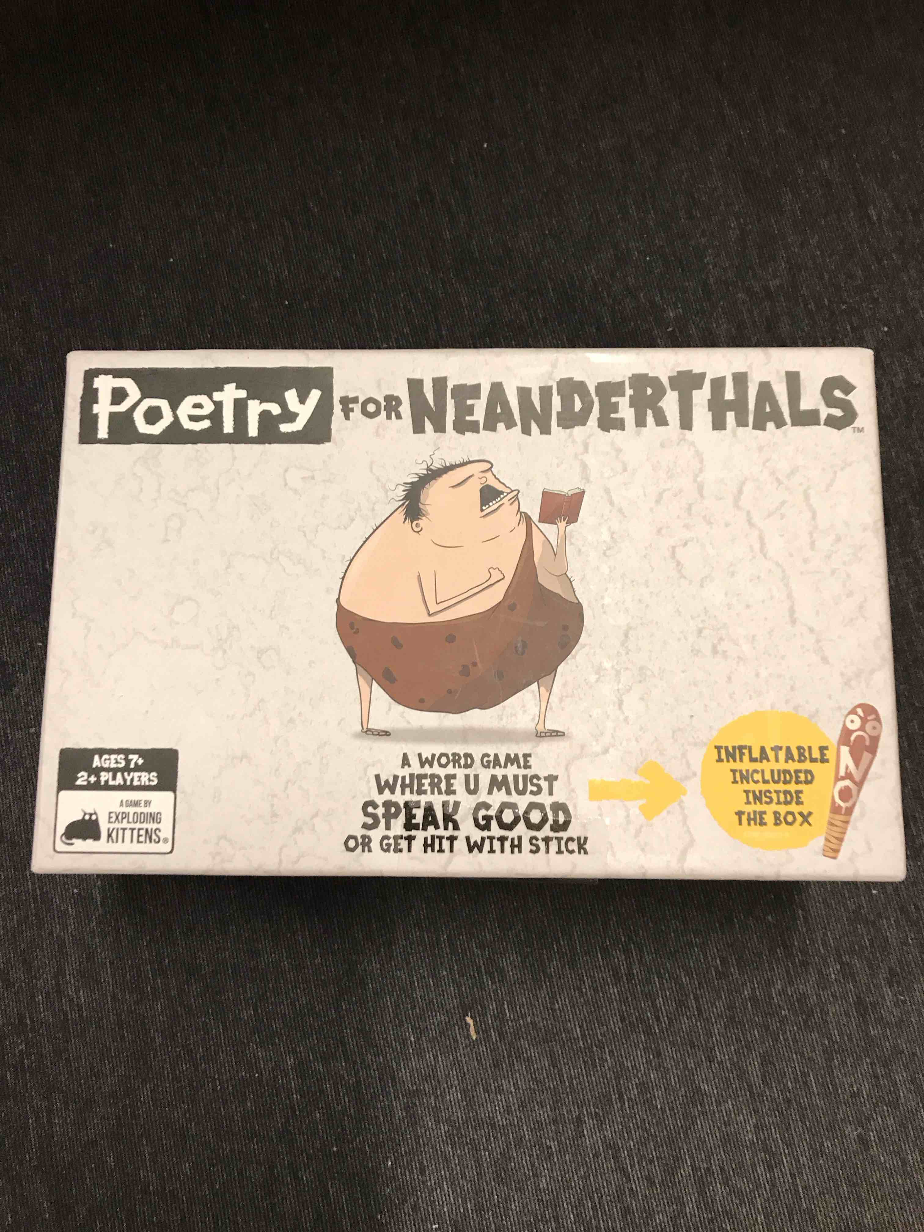 Poetry for Neanderthals