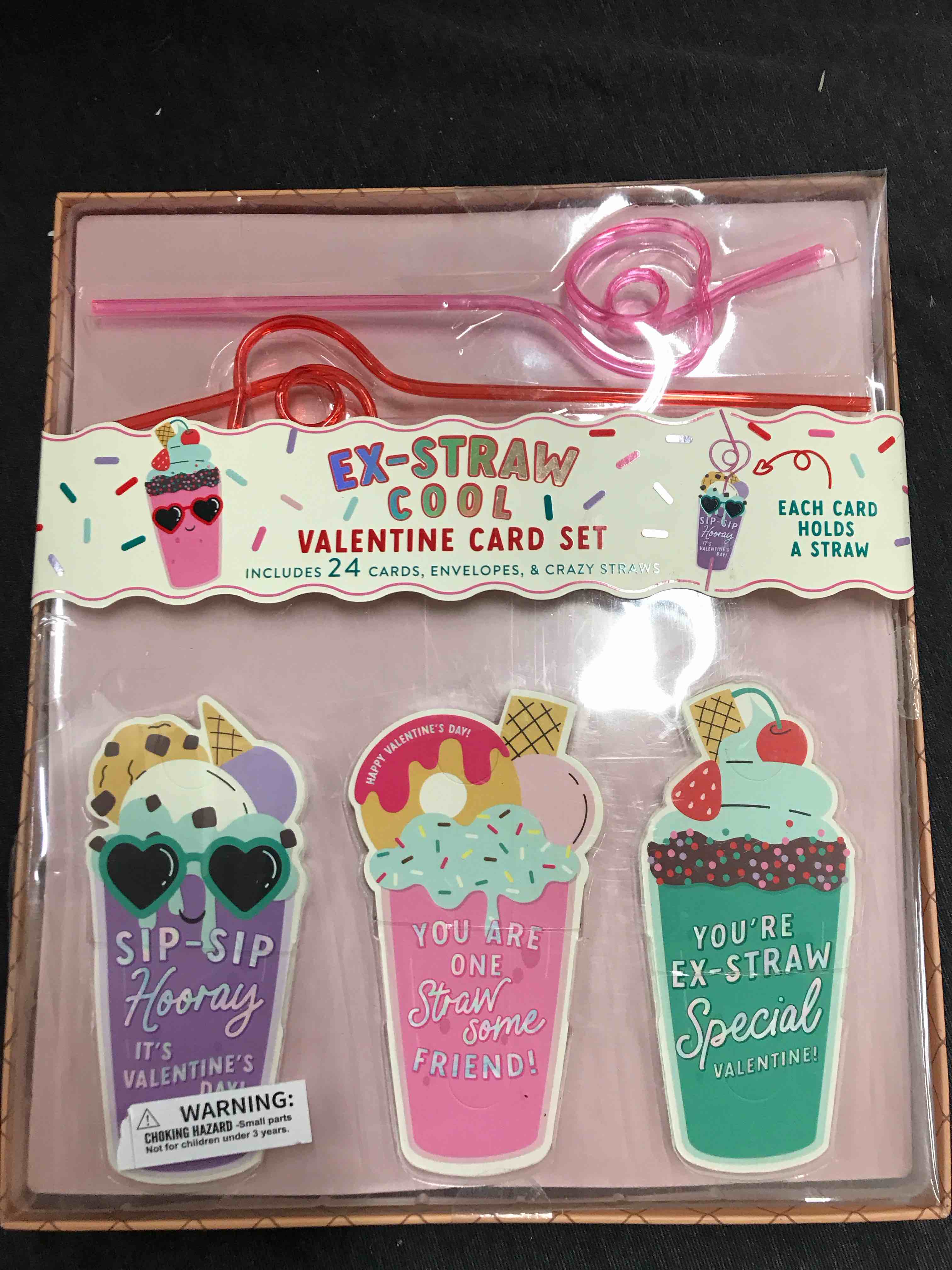 EX- STRAW Valentine Card Set