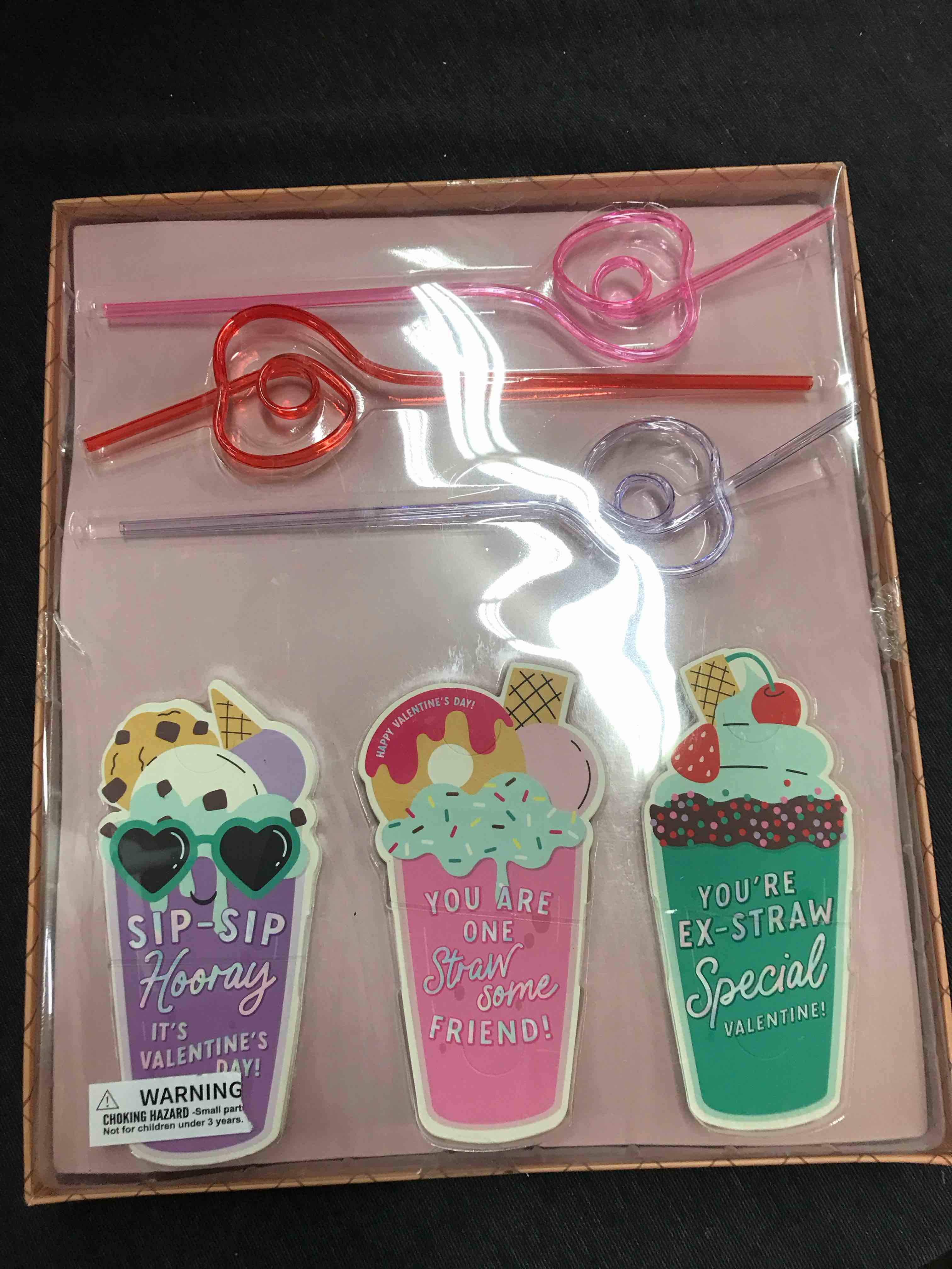 EX-STRAW valentine cards