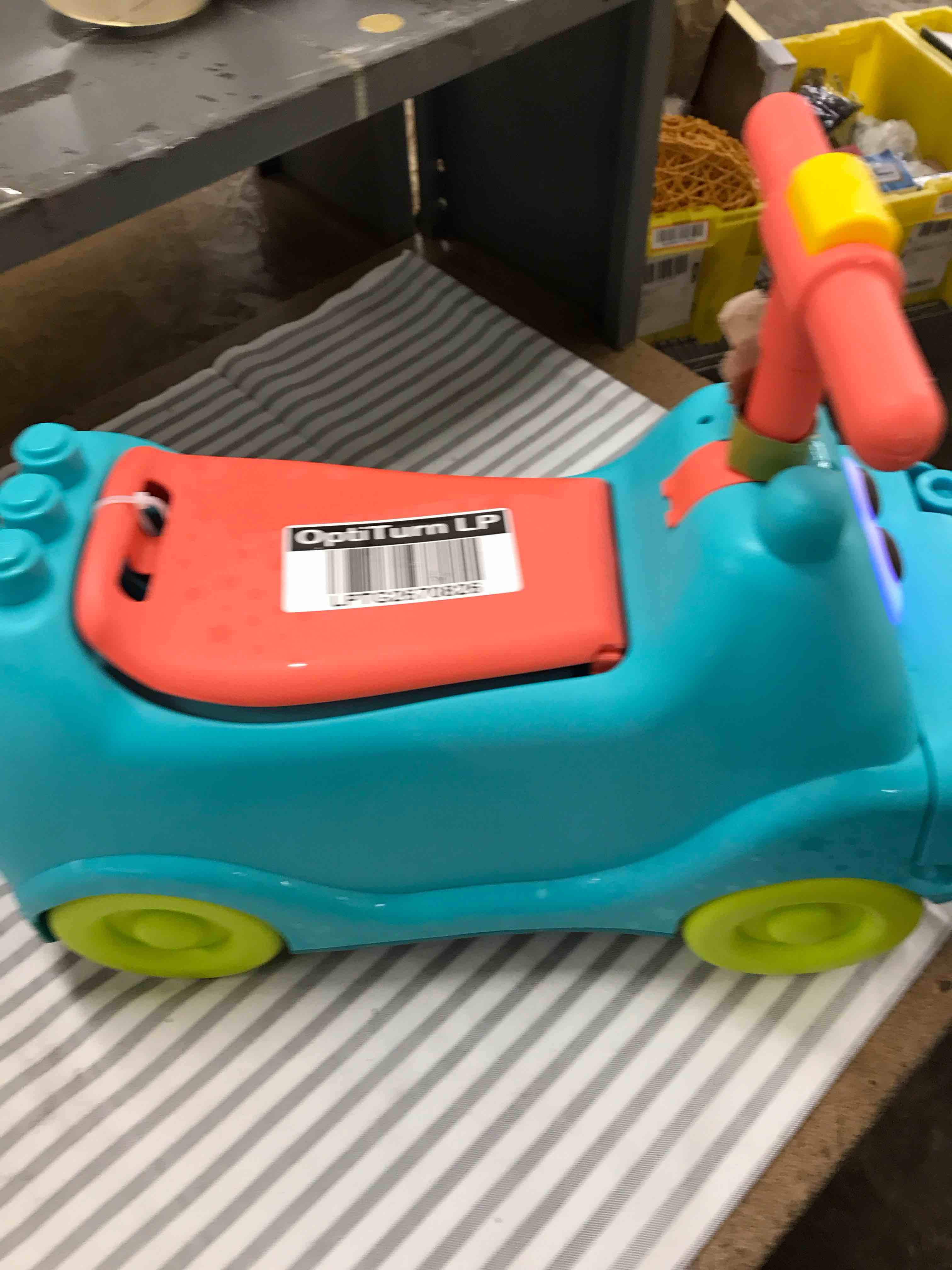 b. toys ride on toy with blocks - ride & chomp: educational kids pedal and push vehicle