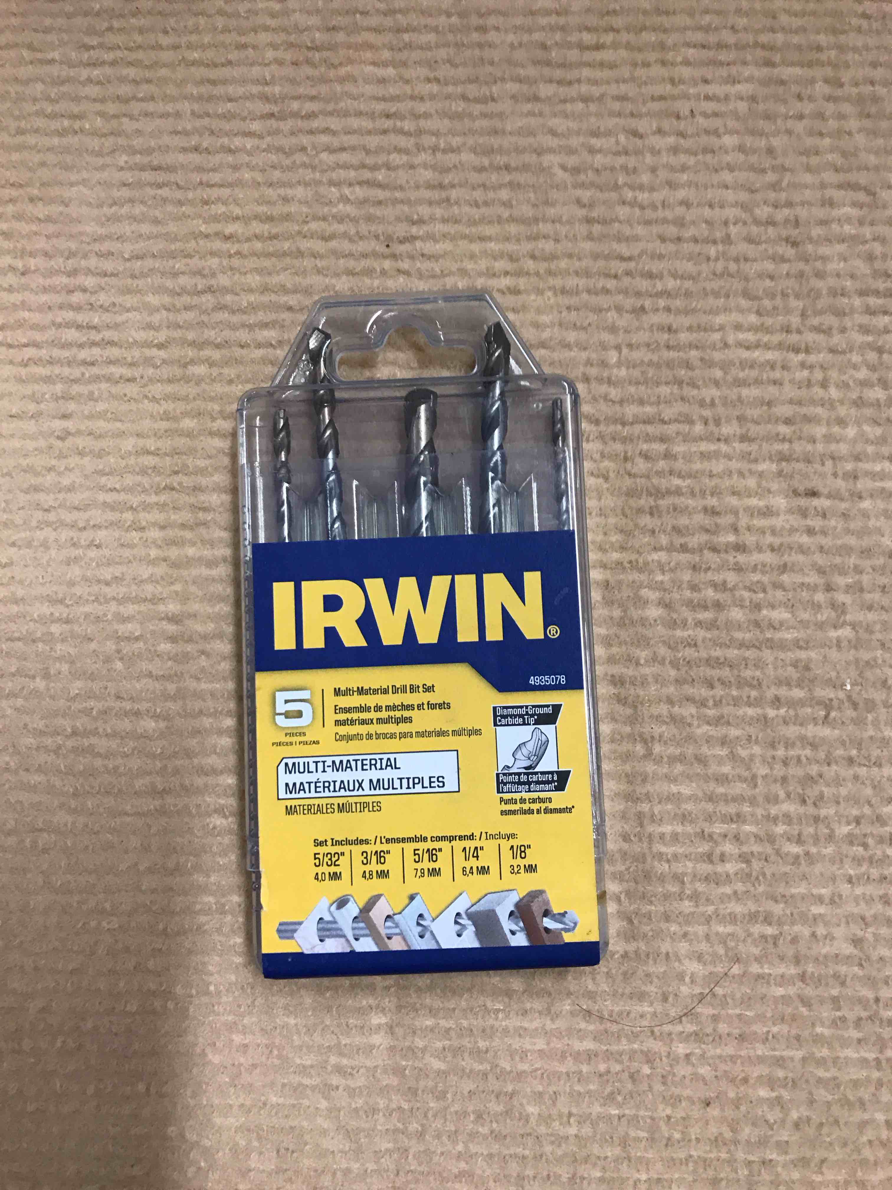 Stanley Products Multi-Material Drill Bit Sets - 6 PK (585-4935078)