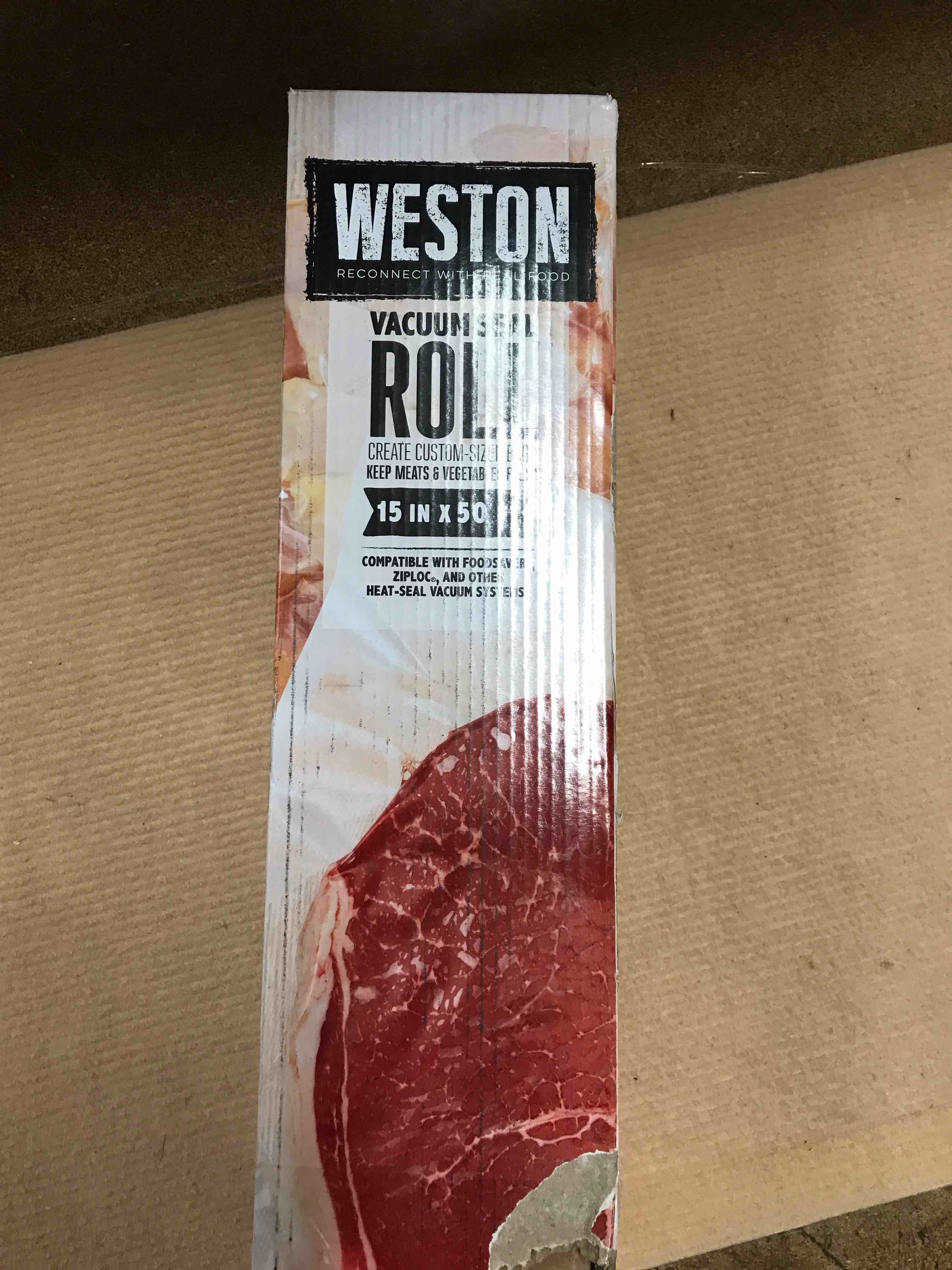 Condition photo showing New/Like New for Weston 30-0015-W Vacuum Sealer Bags, 15" x 50'