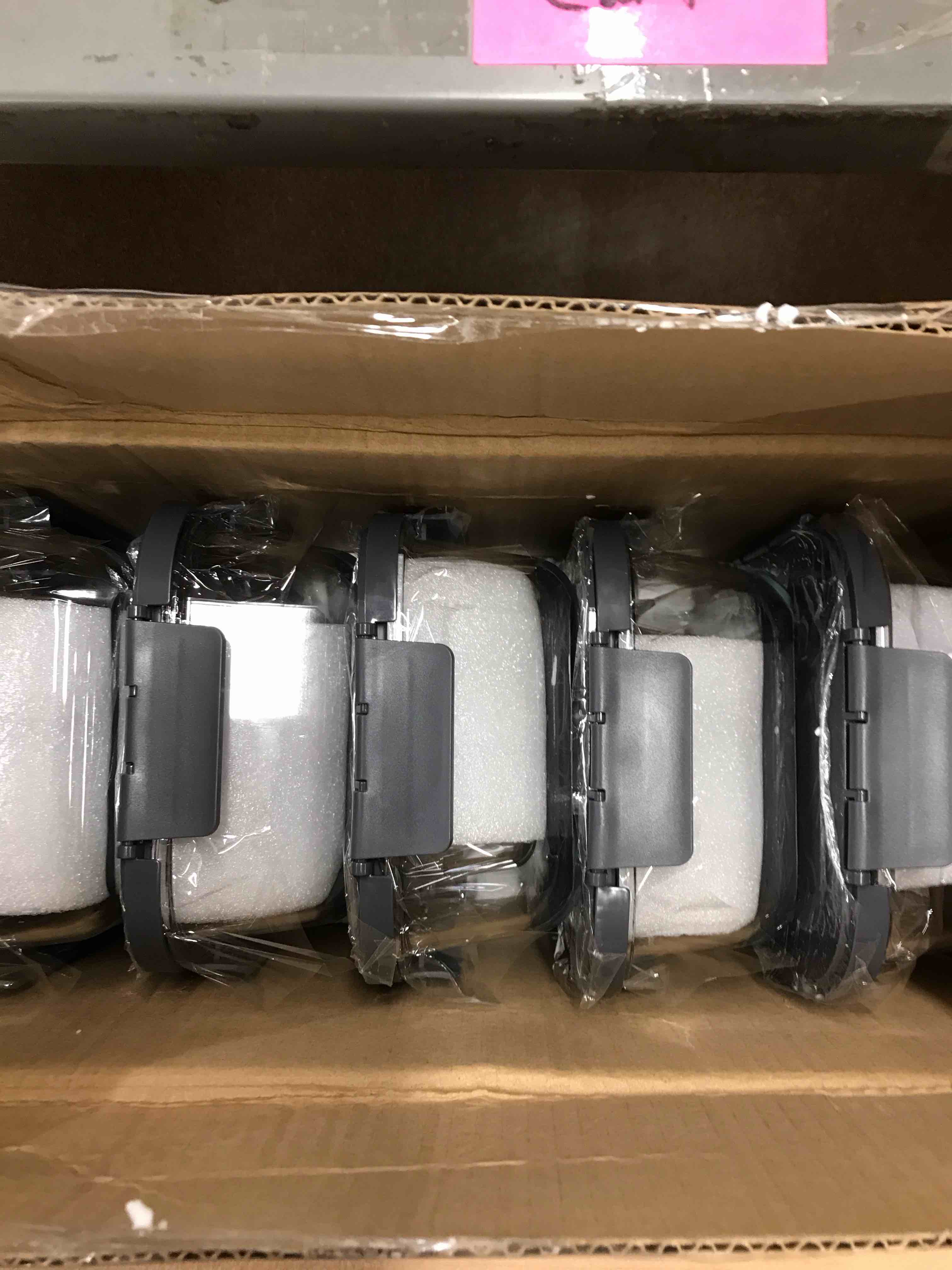 Condition photo showing New/Like New for Glass Rectangle Containers with Lids
