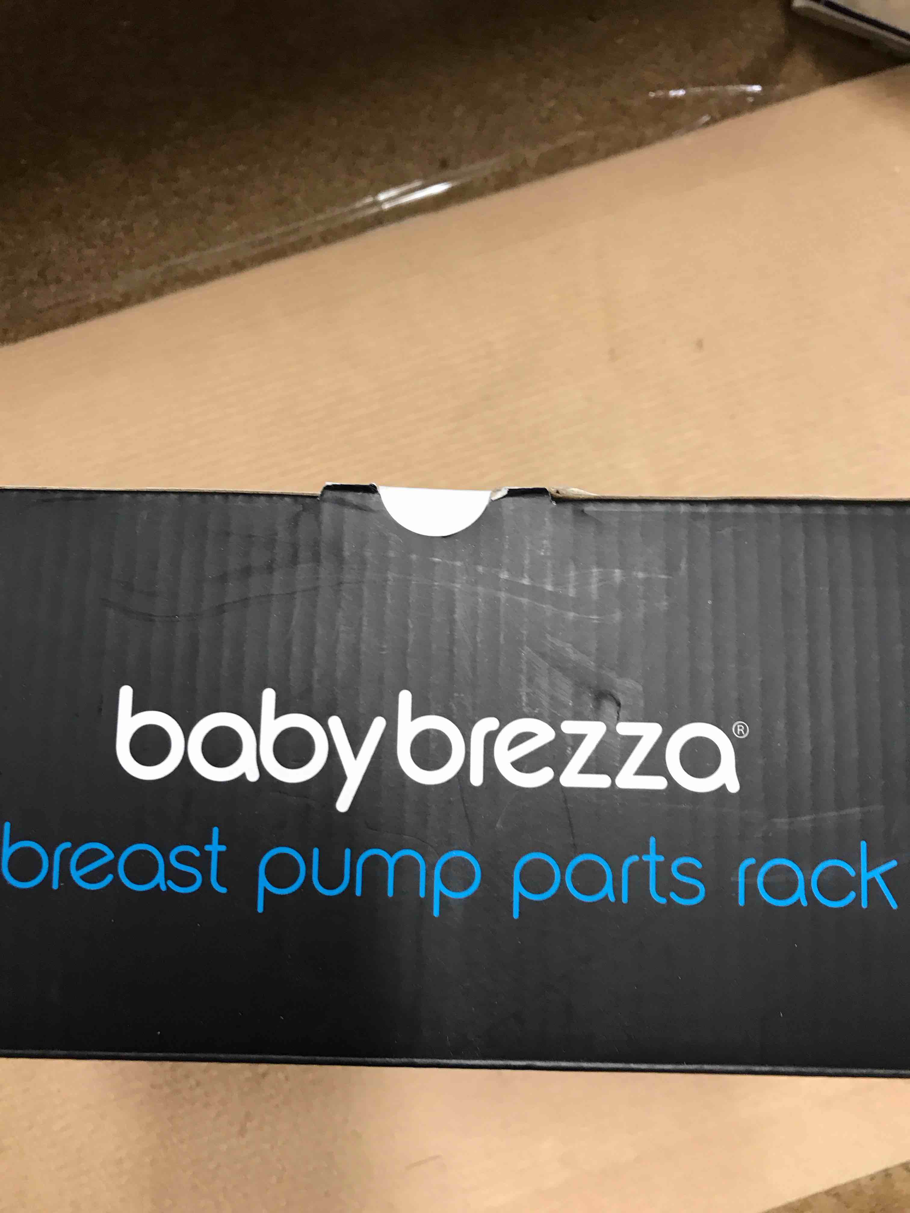 Condition photo showing As Is for babybrezza breast pump parts rack