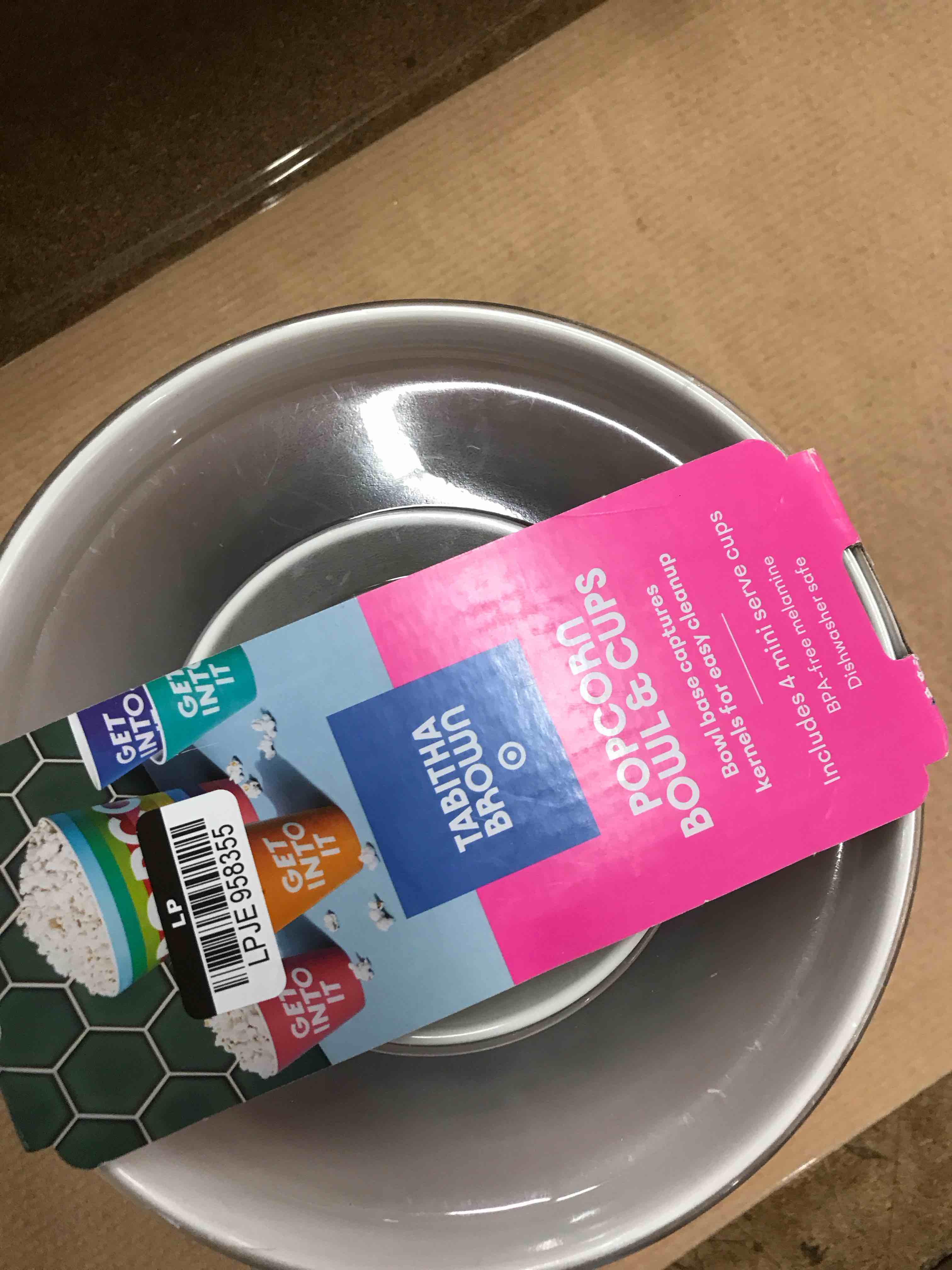 5pc Melamine Popcorn Bowl Set - Tabitha Brown for Target: Multicolored Serving Bowls, Dishwasher-Safe, 4680ml Capacity