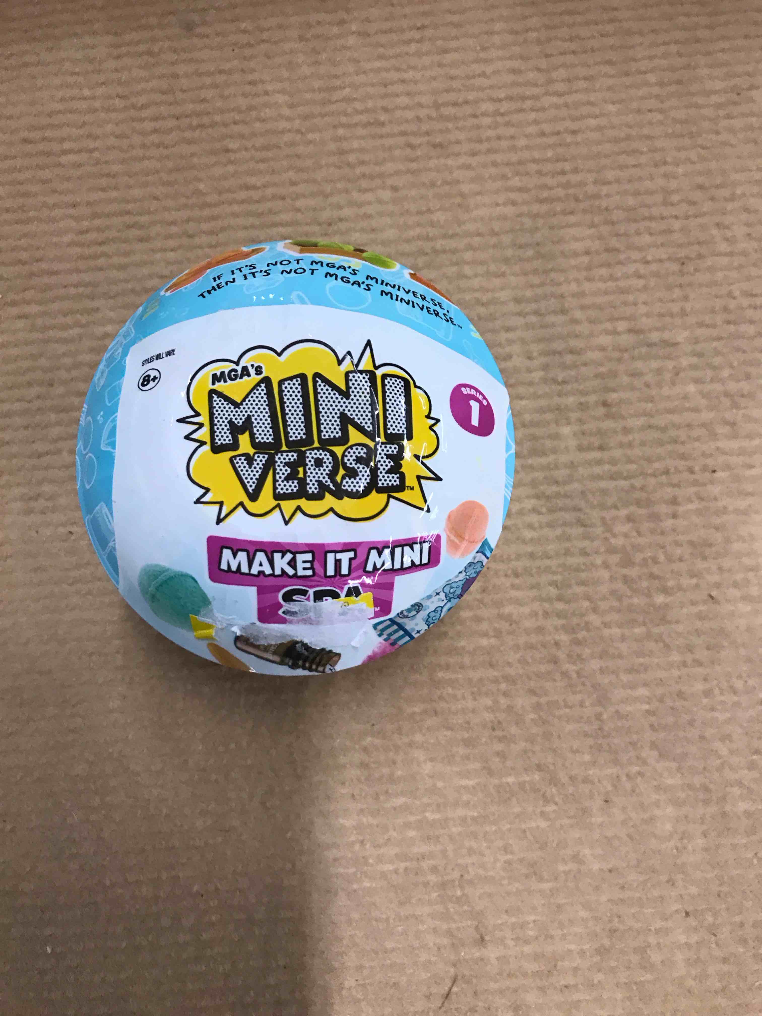 Condition photo showing New/Like New for MGA's Miniverse Make It Mini Spa Series - Mini Collectibles in Mystery Blind Packaging - DIY Spa Products That Really Work - NOT Edible - Collectibles for Teens, Adults, Collectors and Kids