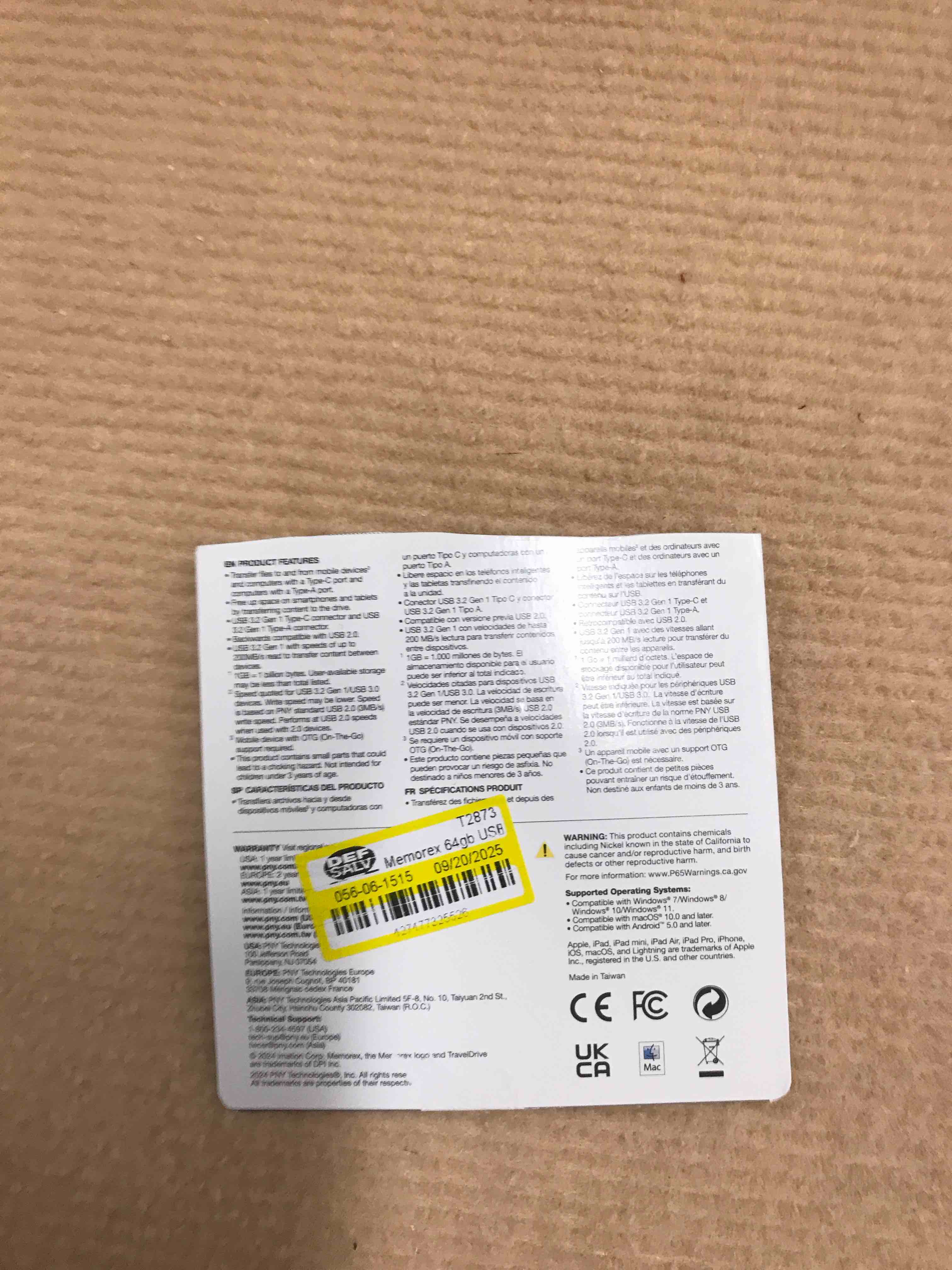 Condition photo showing As Is for Dual Flash Drive