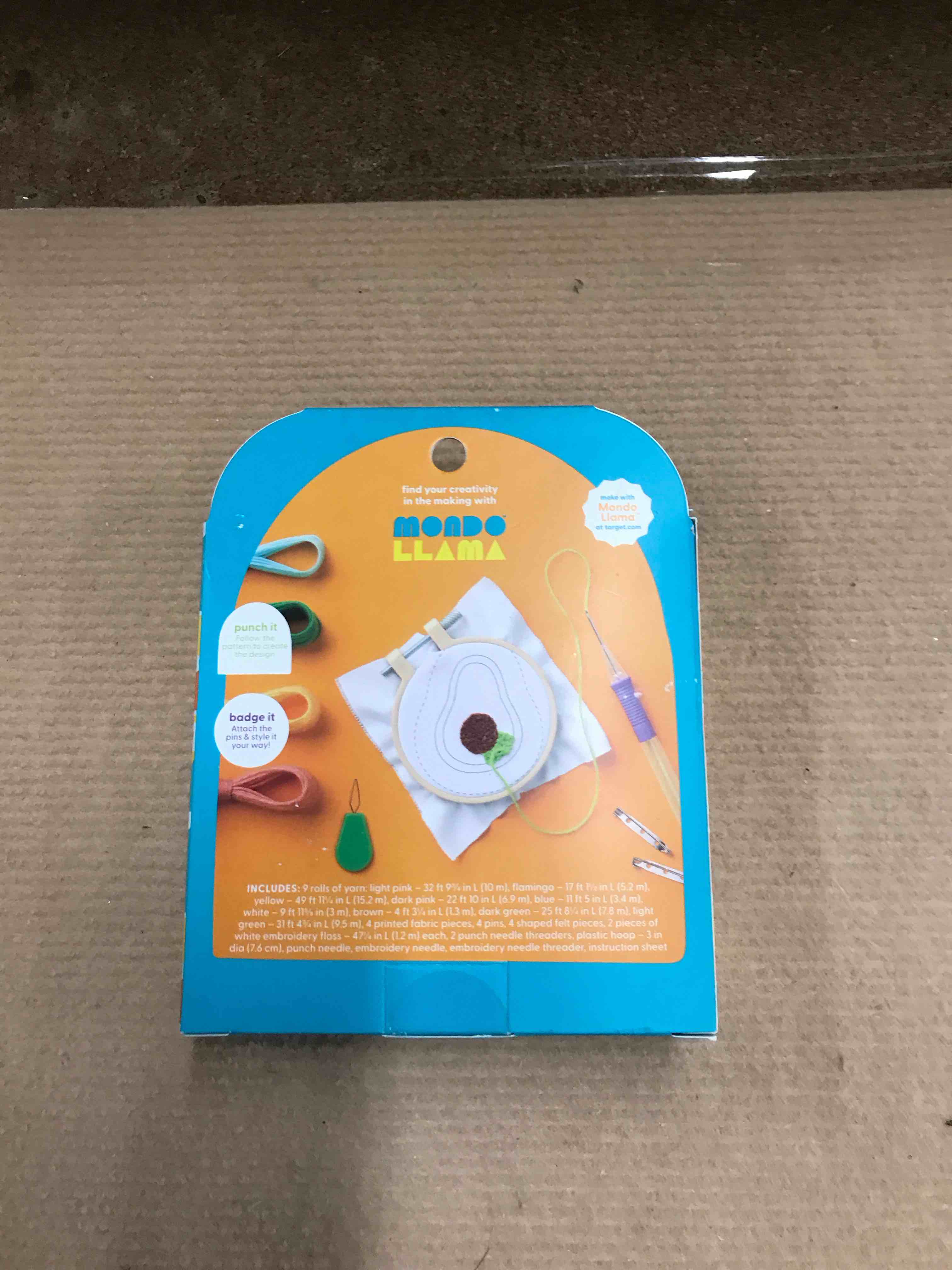 Condition photo showing New/Like New for 4ct Punch Needle Patches Craft Kit - Mondo Llama™