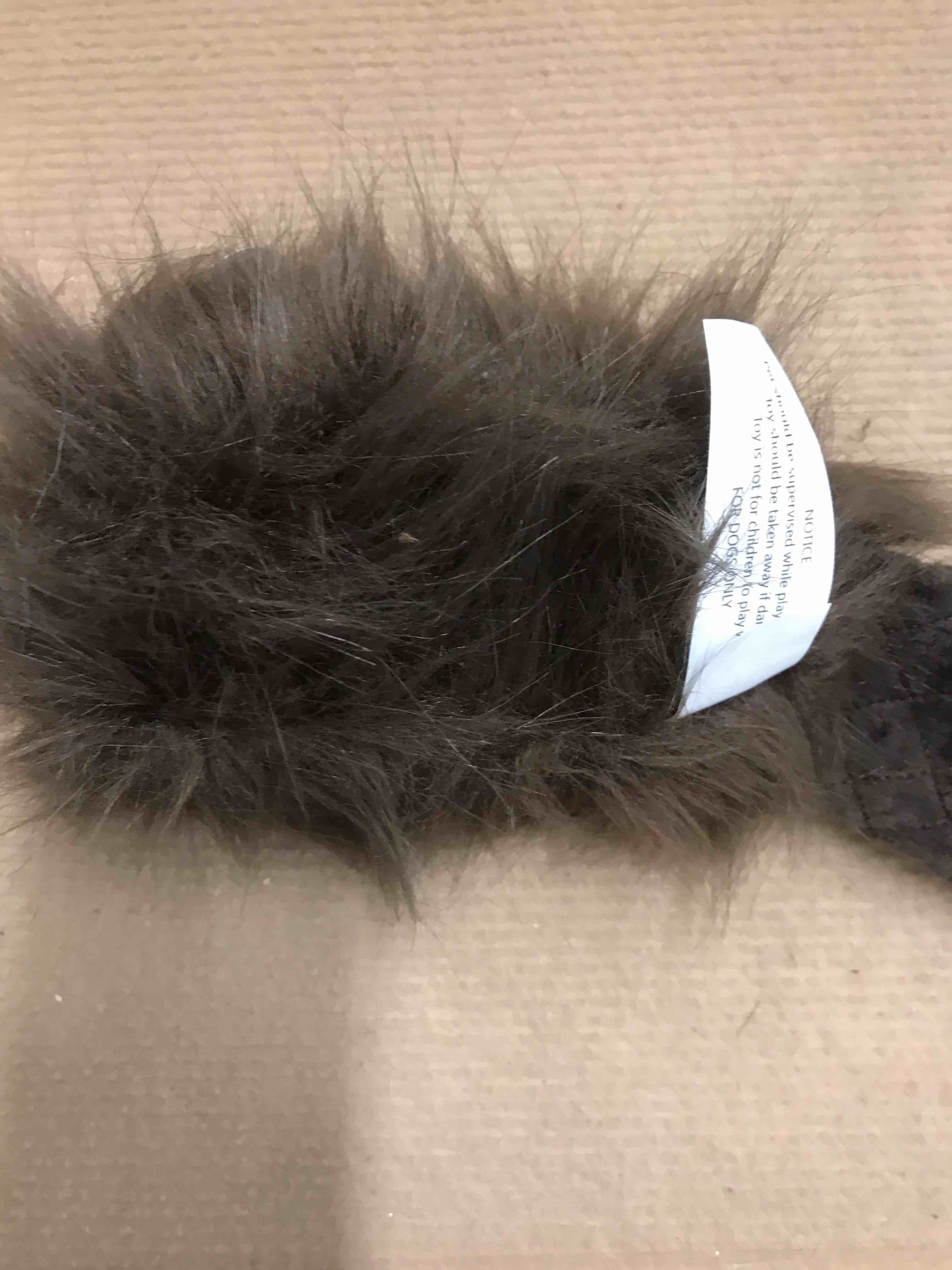 Condition photo showing New/Like New for Long Pile Beaver Plush Toy - Boots & Barkley™ Brown