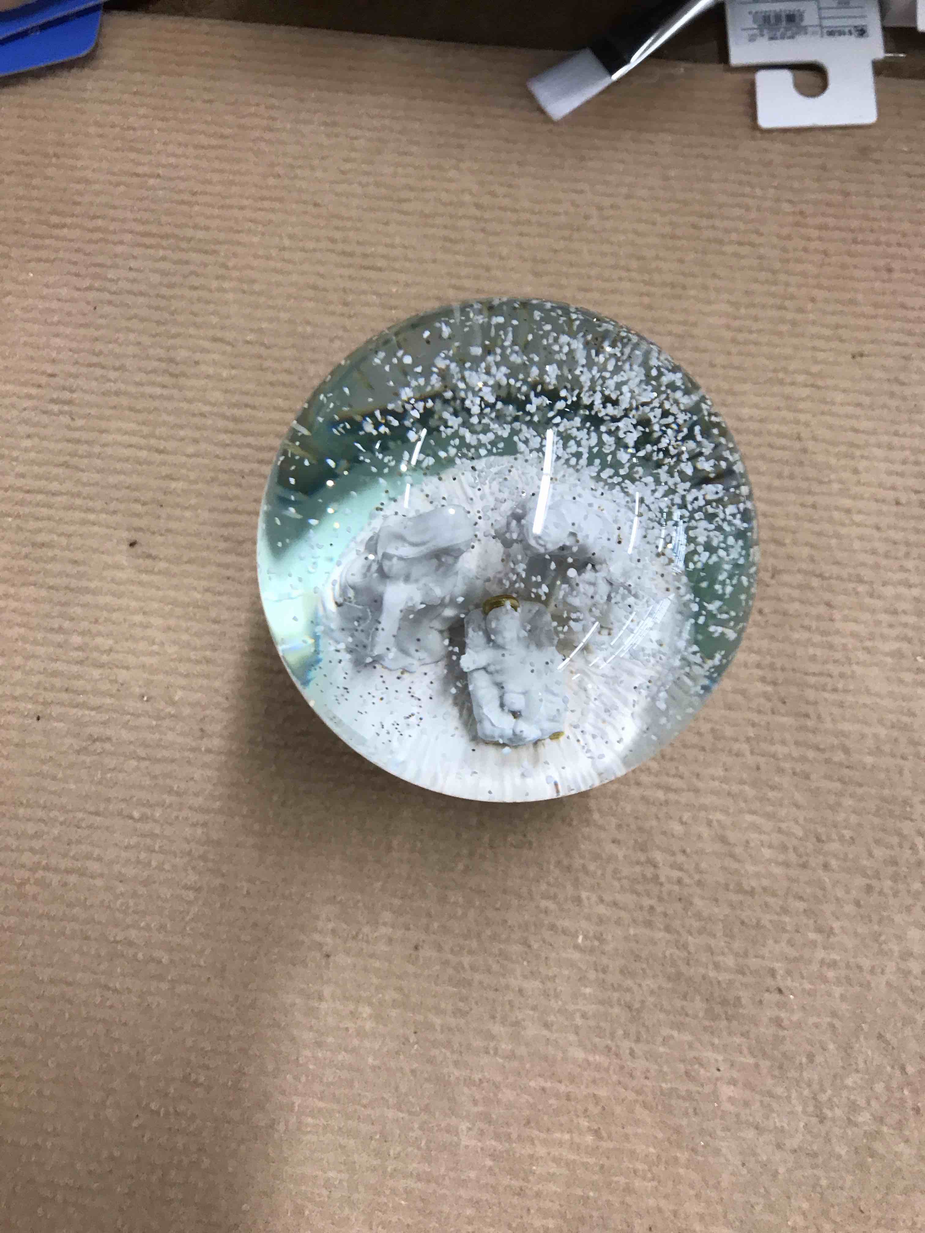 Condition photo showing New/Like New for Christmas 5.5" Nativity Snow Globe - Threshold™