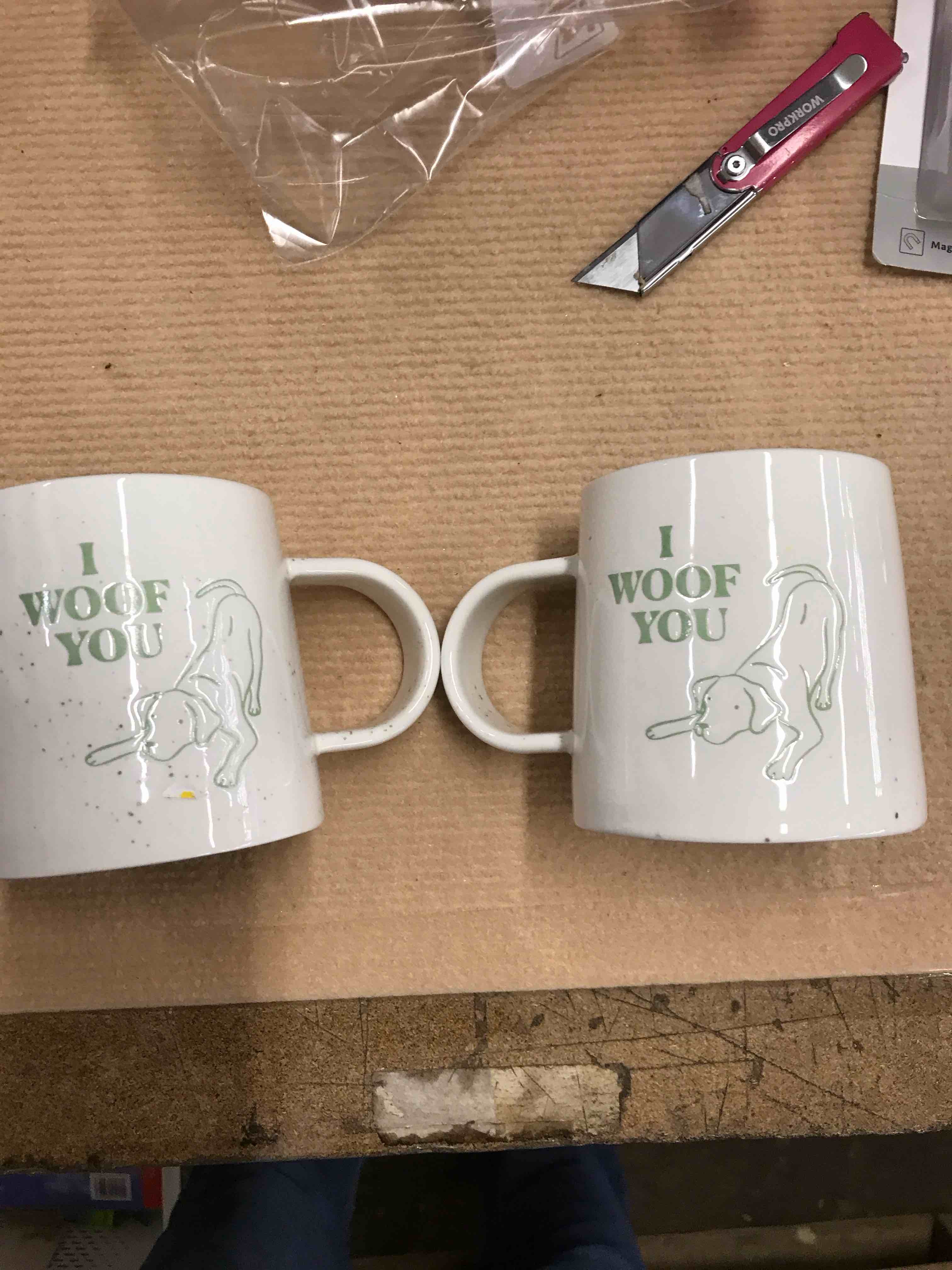 Set of two coffee cups