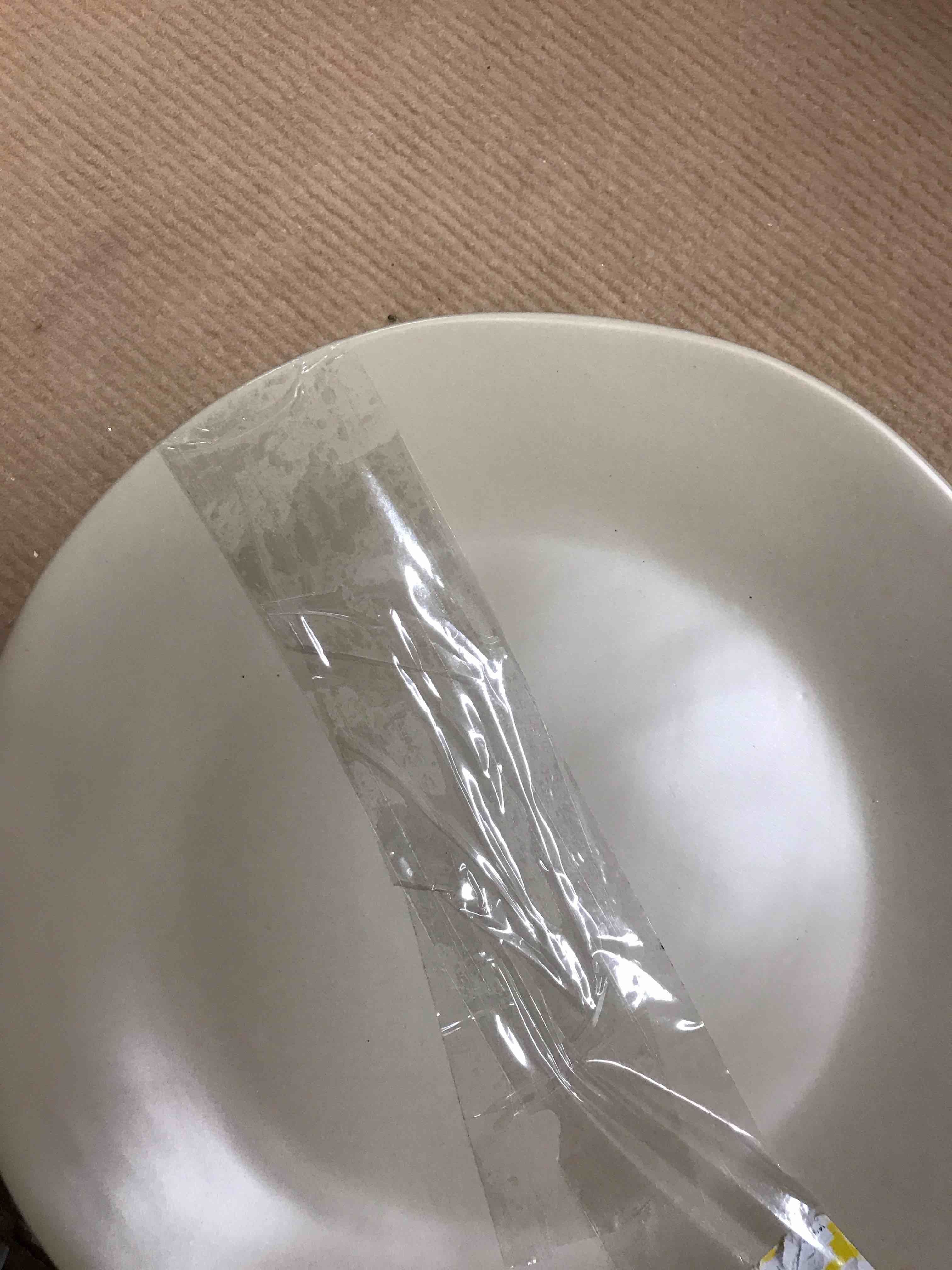 Condition photo showing New/Like New for 10" Stoneware Aralia Organic Coupe Dinner Plate Beige - Threshold™. set of 5