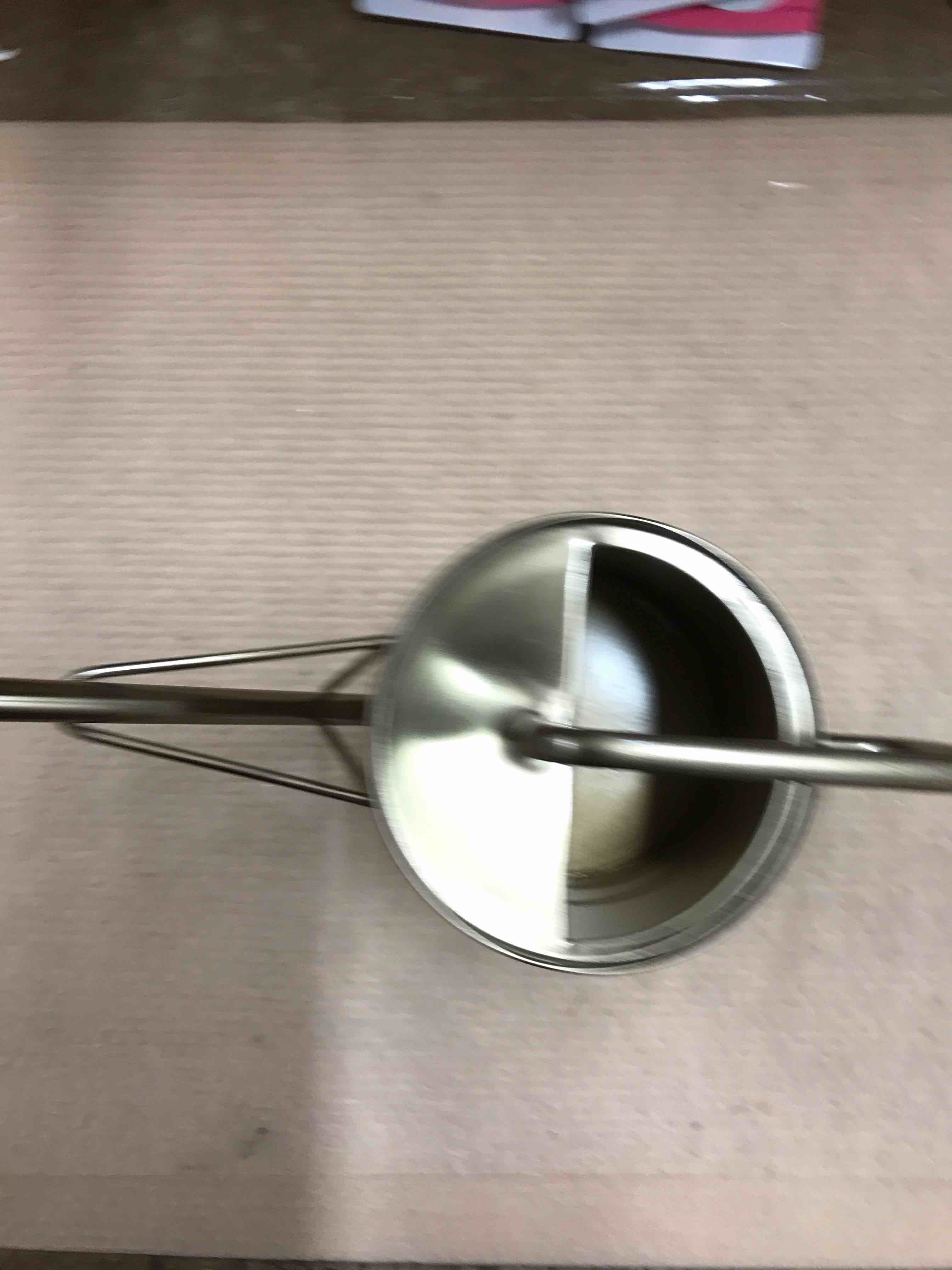 Condition photo showing As Is for 1L Brass Metal Watering Can - Hearth & Hand™ with Magnolia