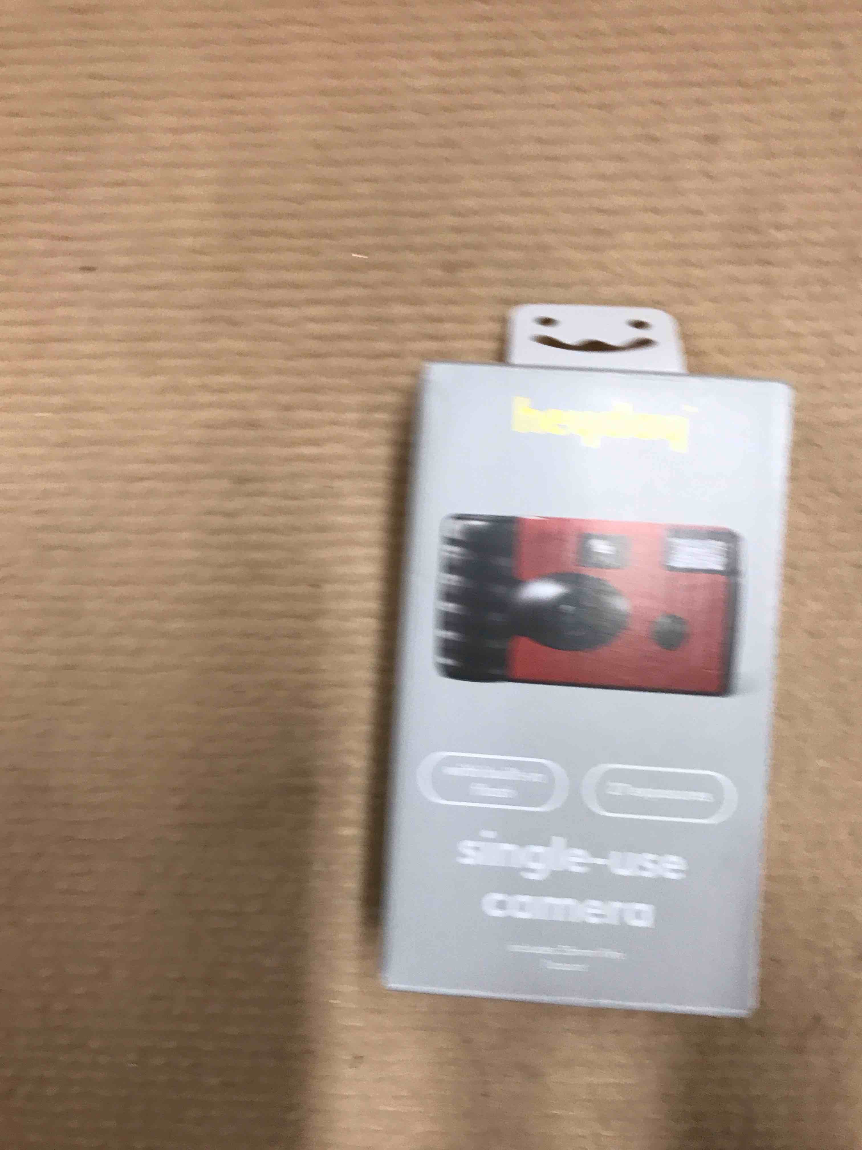 Condition photo showing New/Like New for Game Day Disposable Camera - heyday™ Red Velvet: Built-In Flash & Fixed Focus