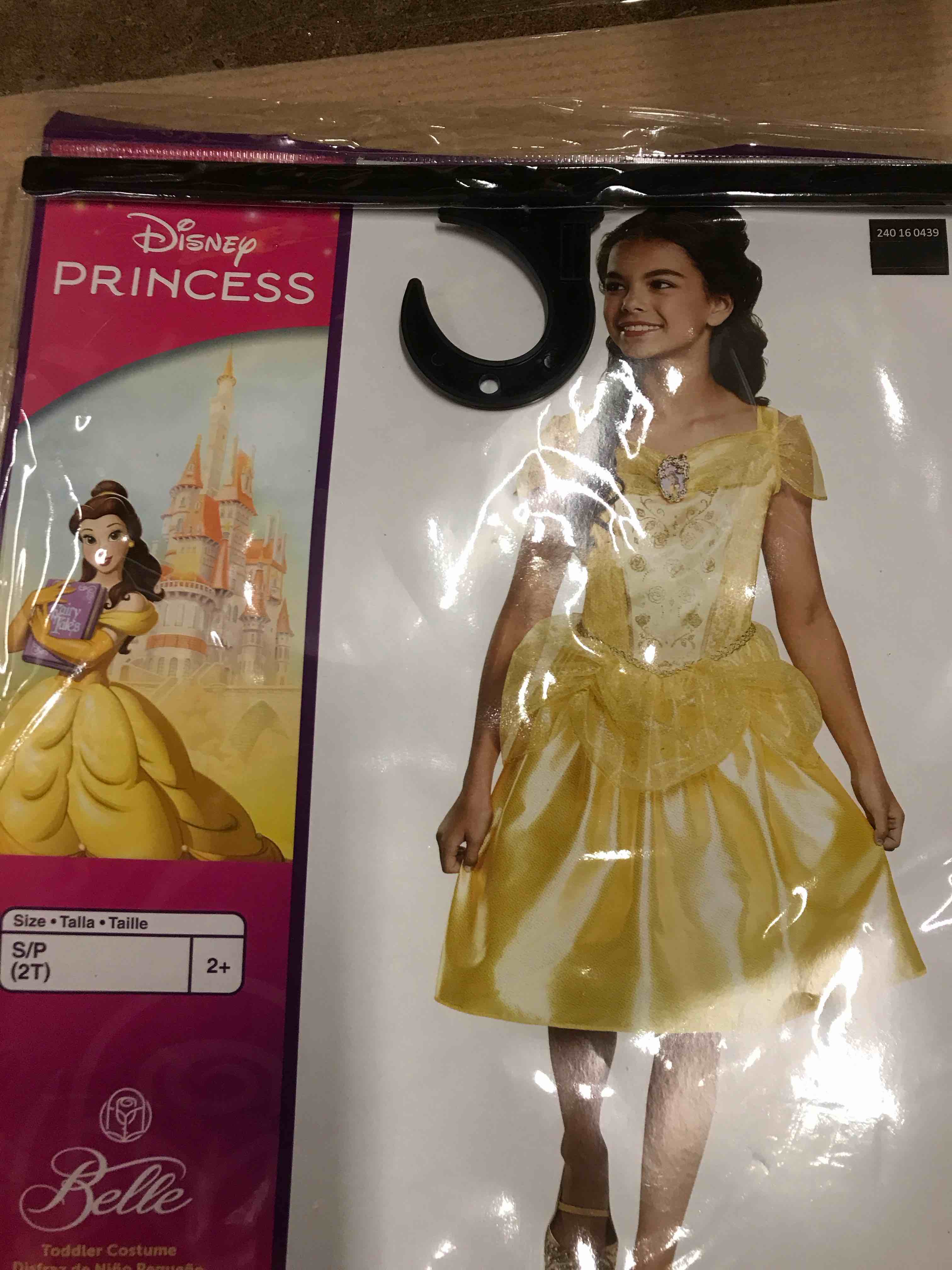 Toddler Disney Princess Halloween Costume Dress Belle 2T