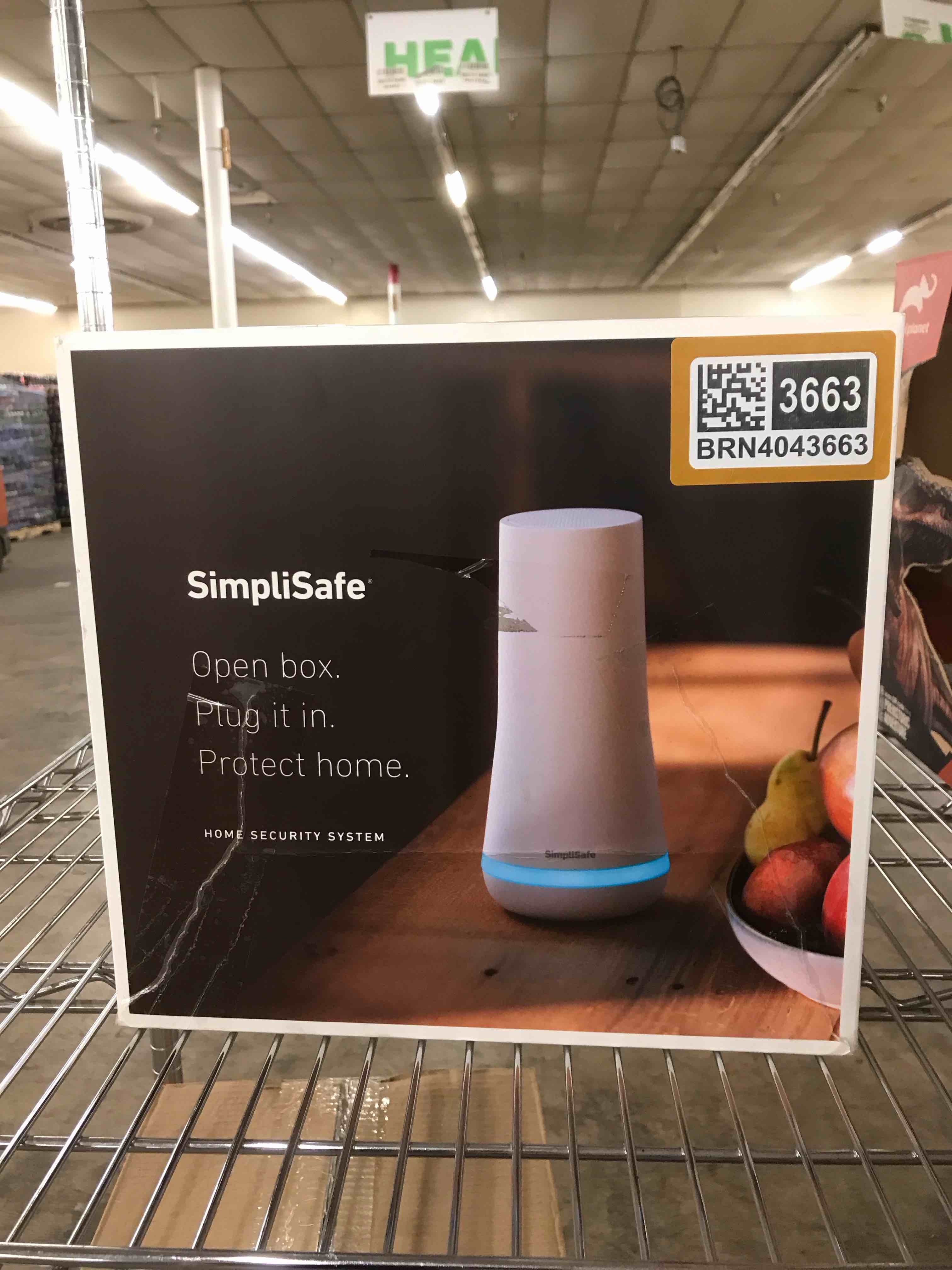 SimpliSafe 7 Piece Wireless Home Security System, Security Camera Entry Sensor