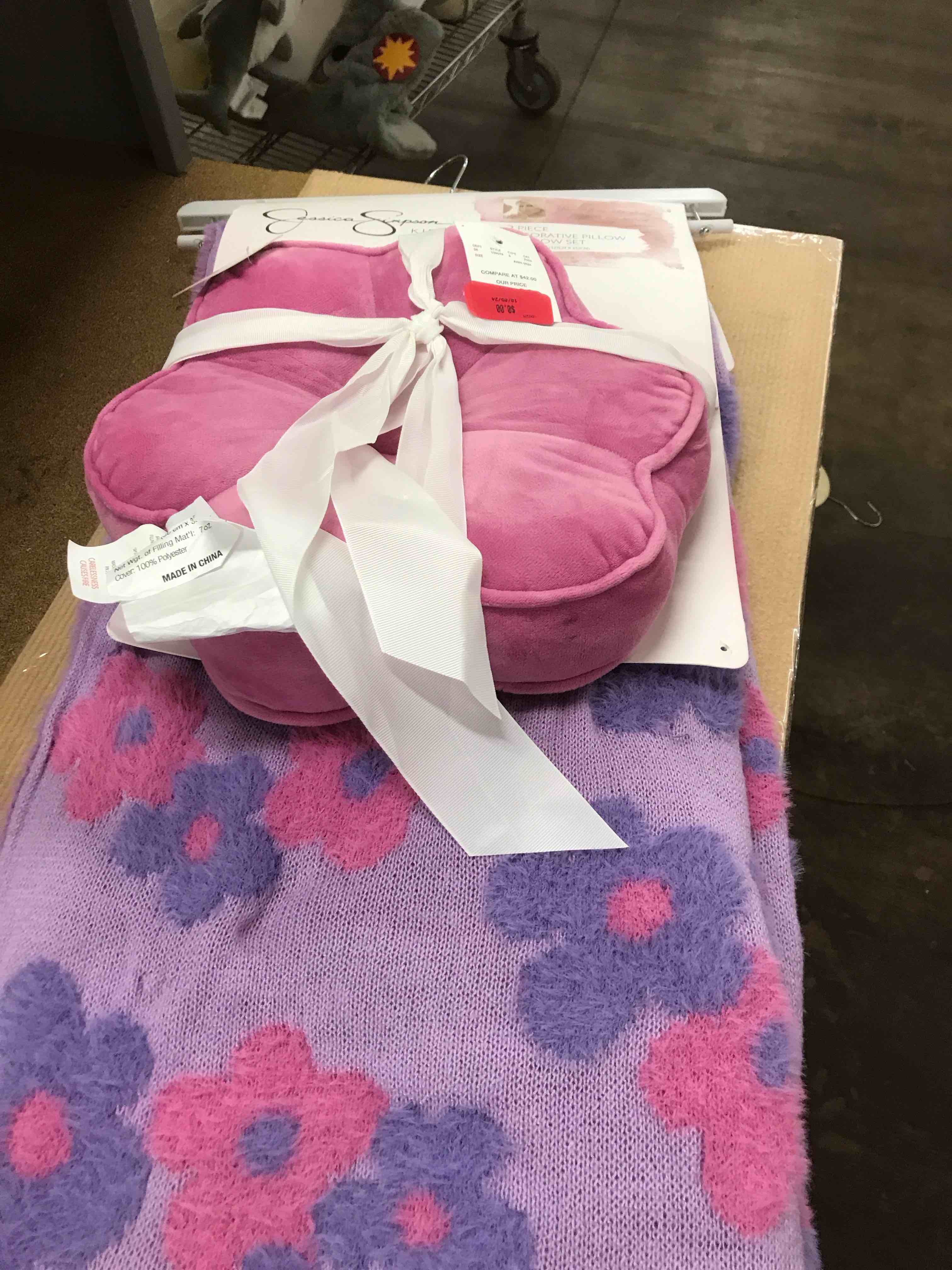 Jessica Simpson Pillow and Throw