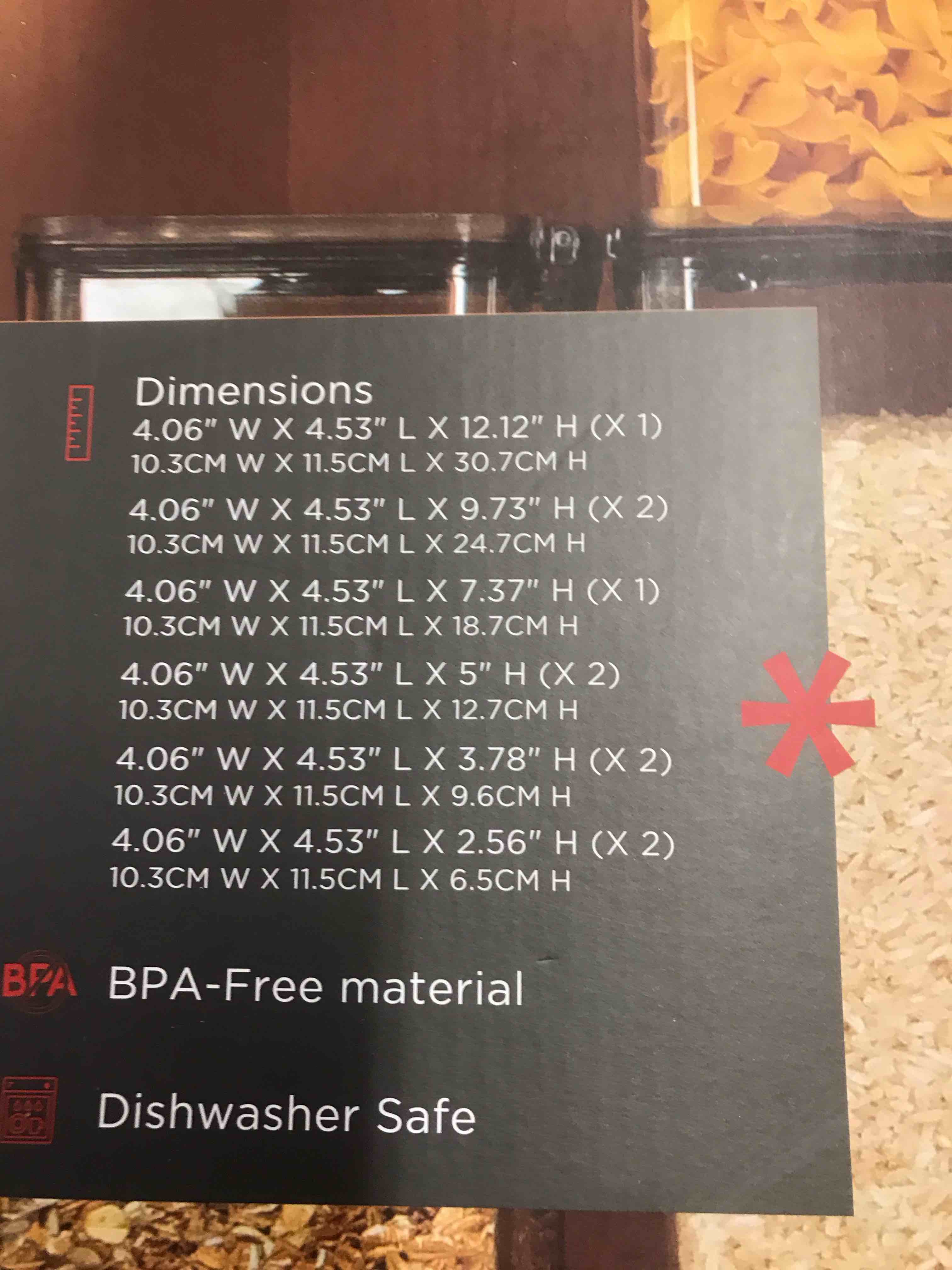 Condition photo showing As Is for Storage Containers