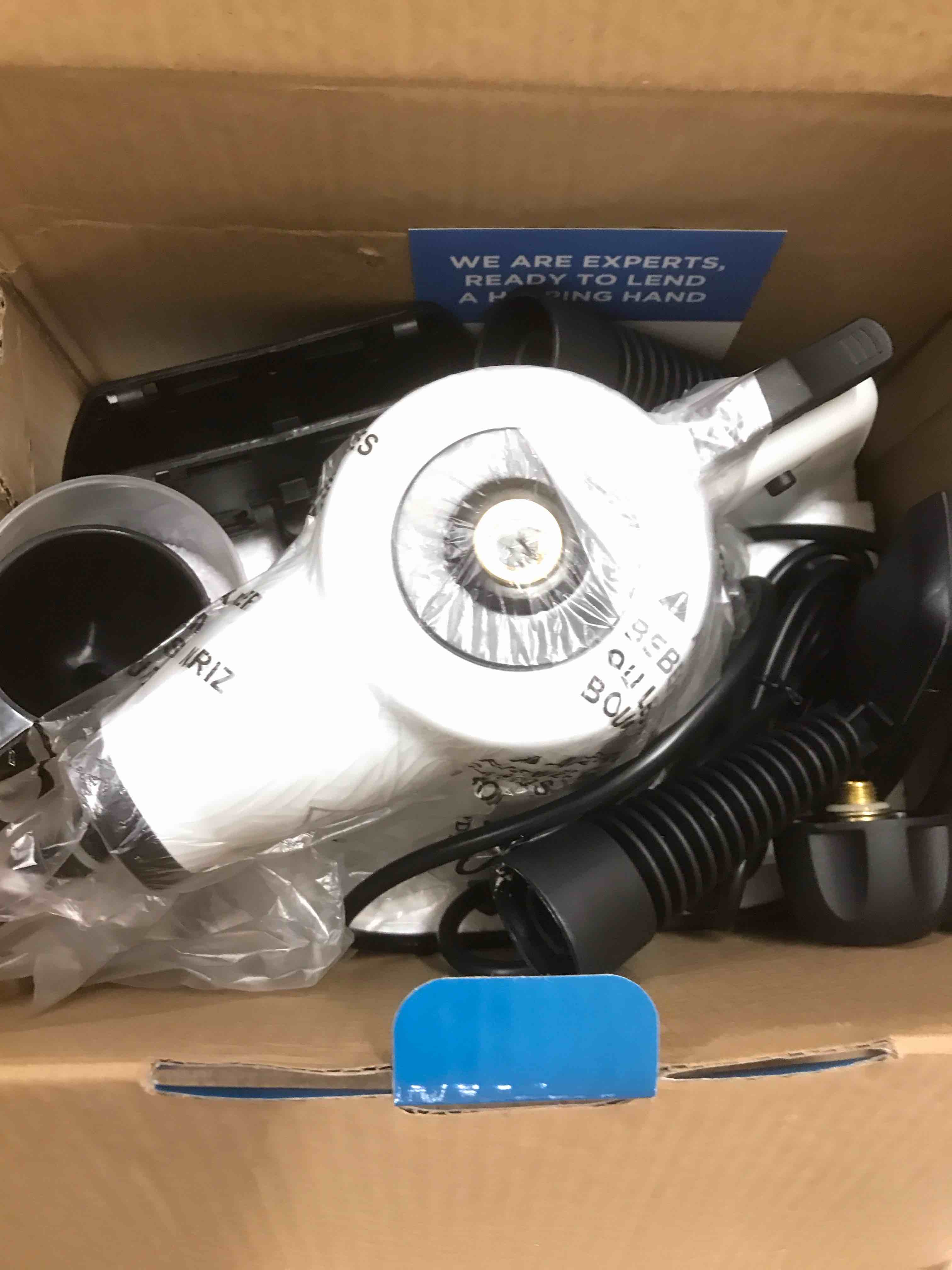 Condition photo showing As Is for Steam Cleaner, 1500W Multipurpose Steamer with Accessory Kit, Steamer for Clothes and Floor Steamer, Portable Steamer for Car Seat, Carpet, and More 12-PIECE