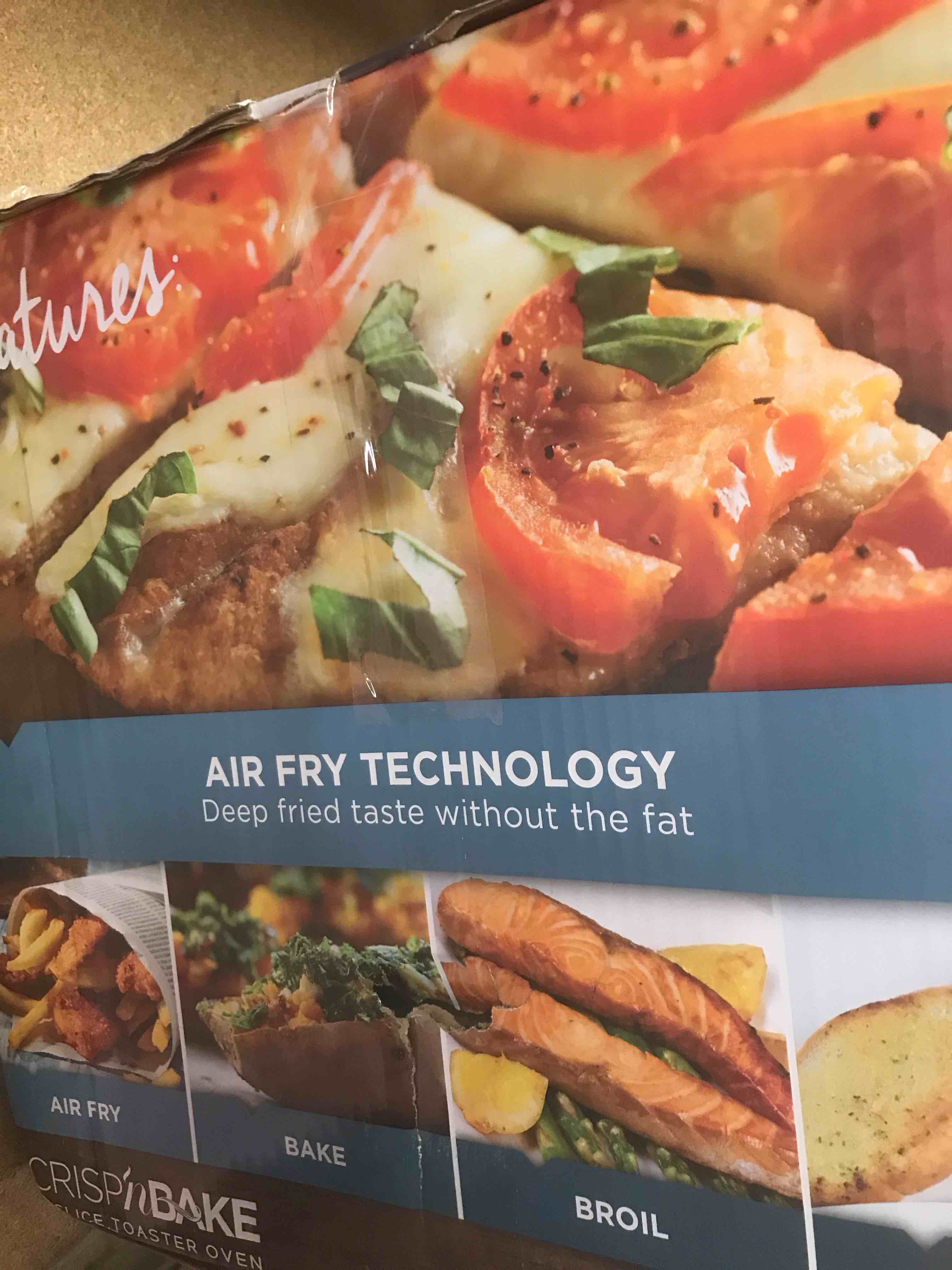Condition photo showing As Is for BLACK+DECKER 6-Slice Crisp 'N Bake Air Fry Toaster Oven, TO3215SS, 5 Cooking Functions, 60 Minute Timer, Stainless Steel
