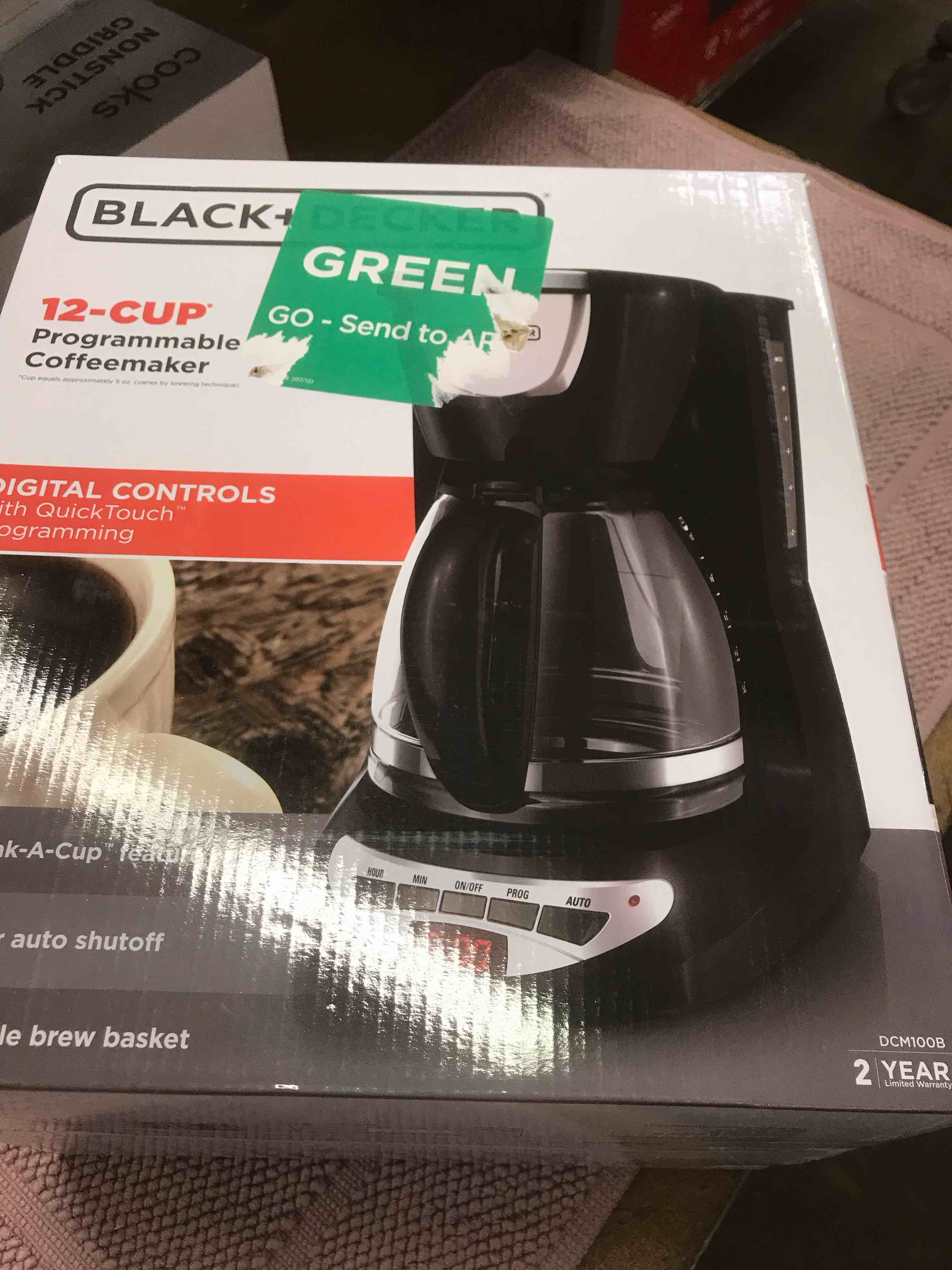 Black and Decker 12 cups Coffee Maker