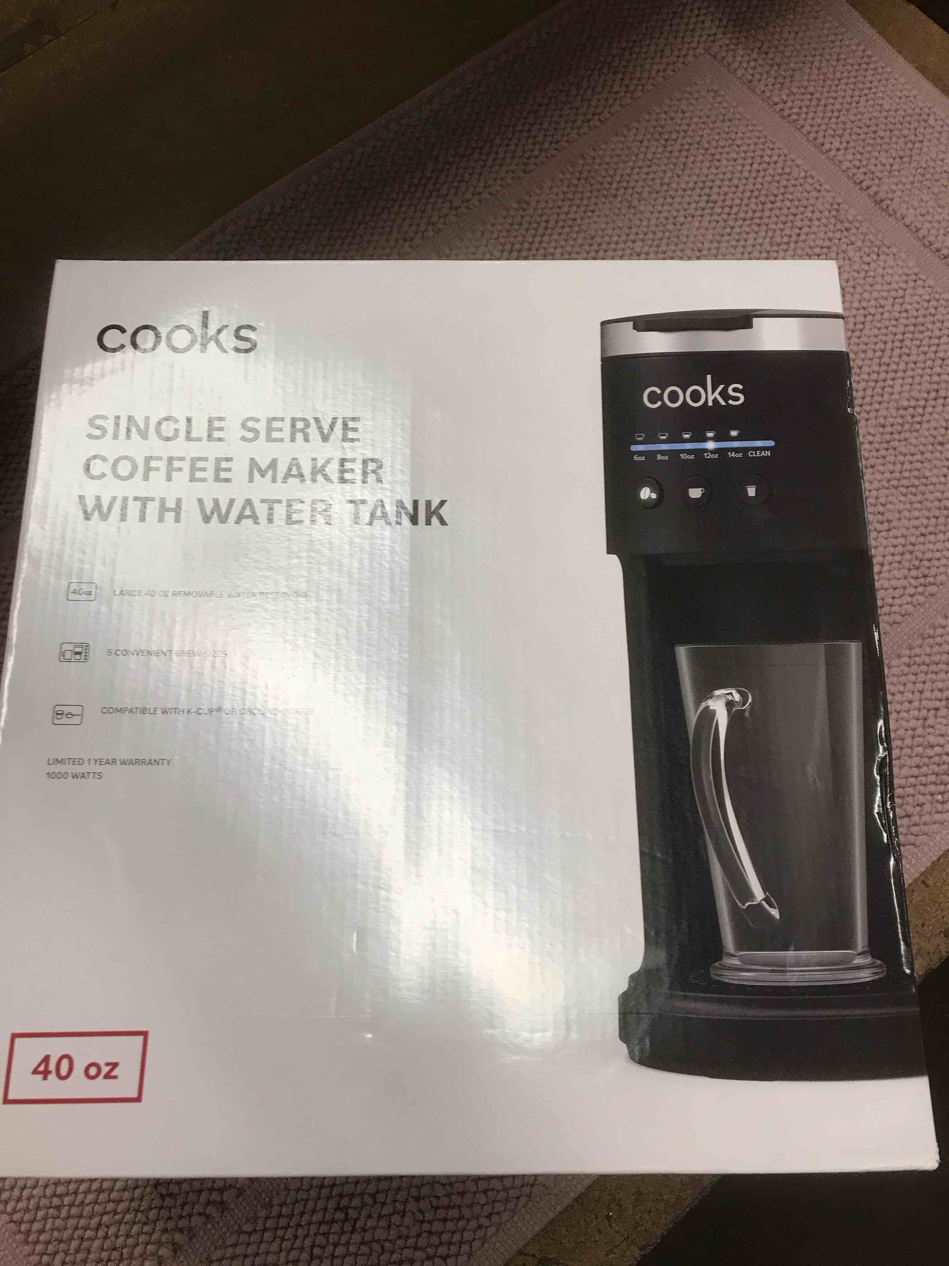 cooks Single Serve Coffee Maker