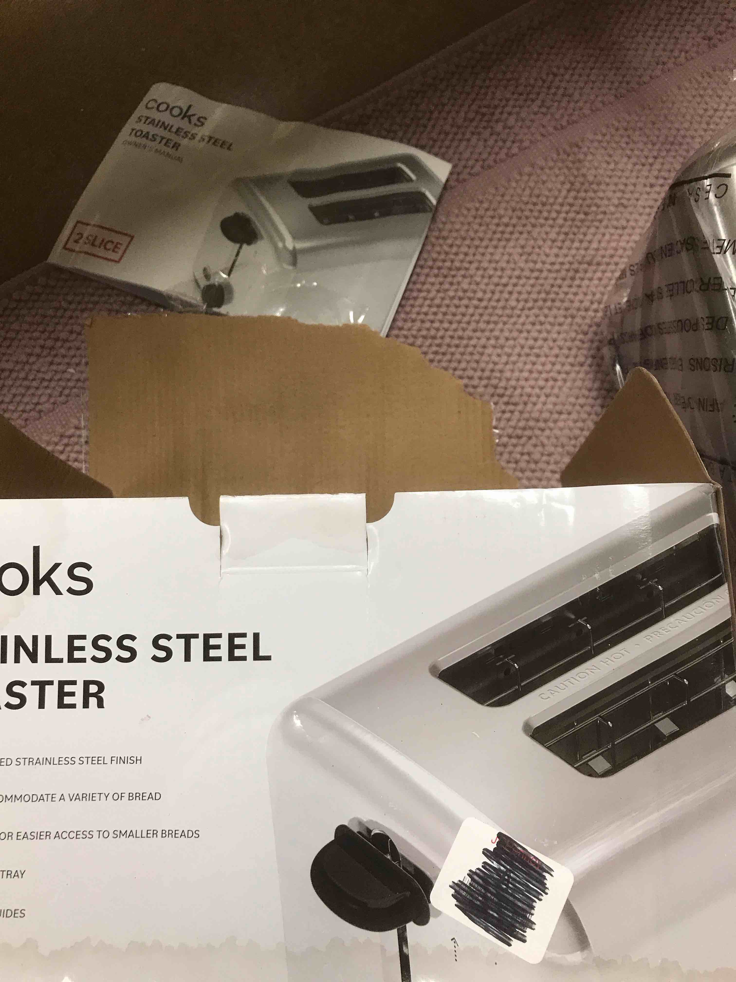 cooks Stainless Steel Toaster