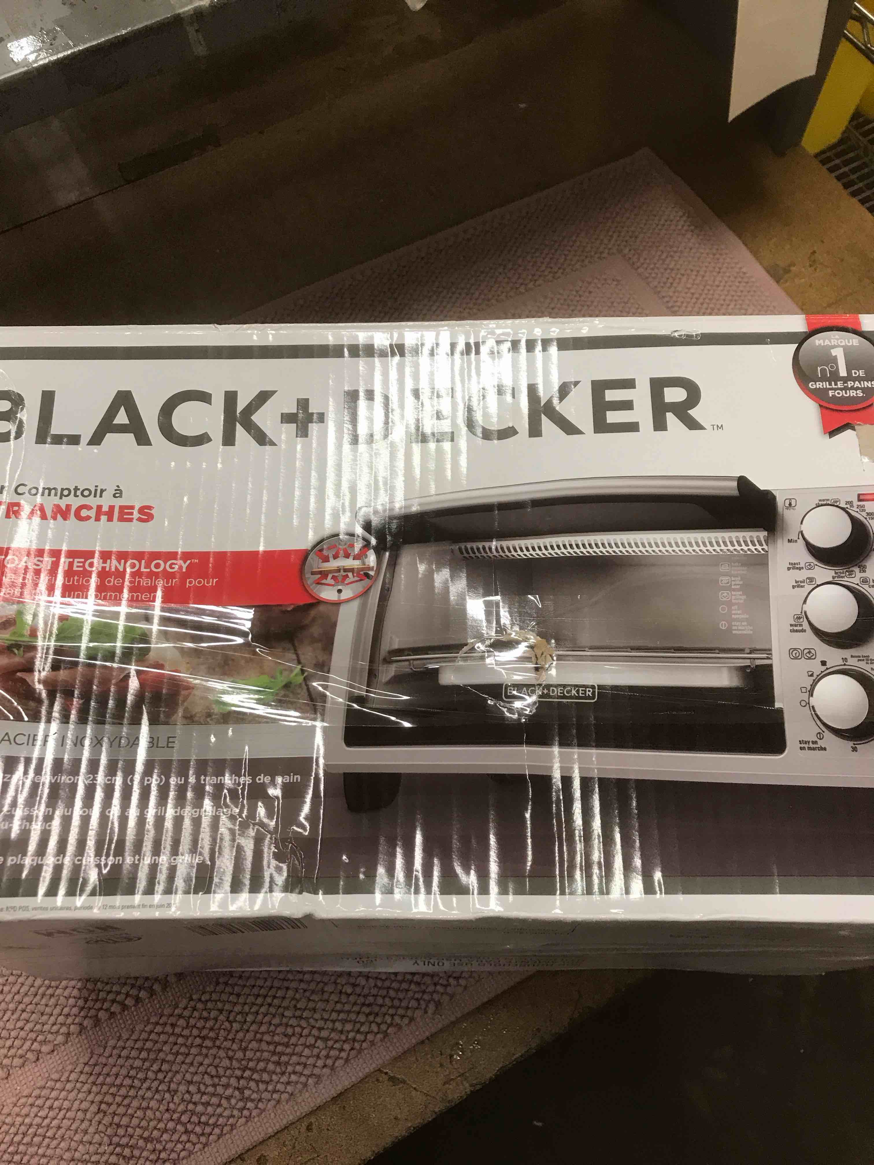 Black and Decker  4 Slice Countertop Oven