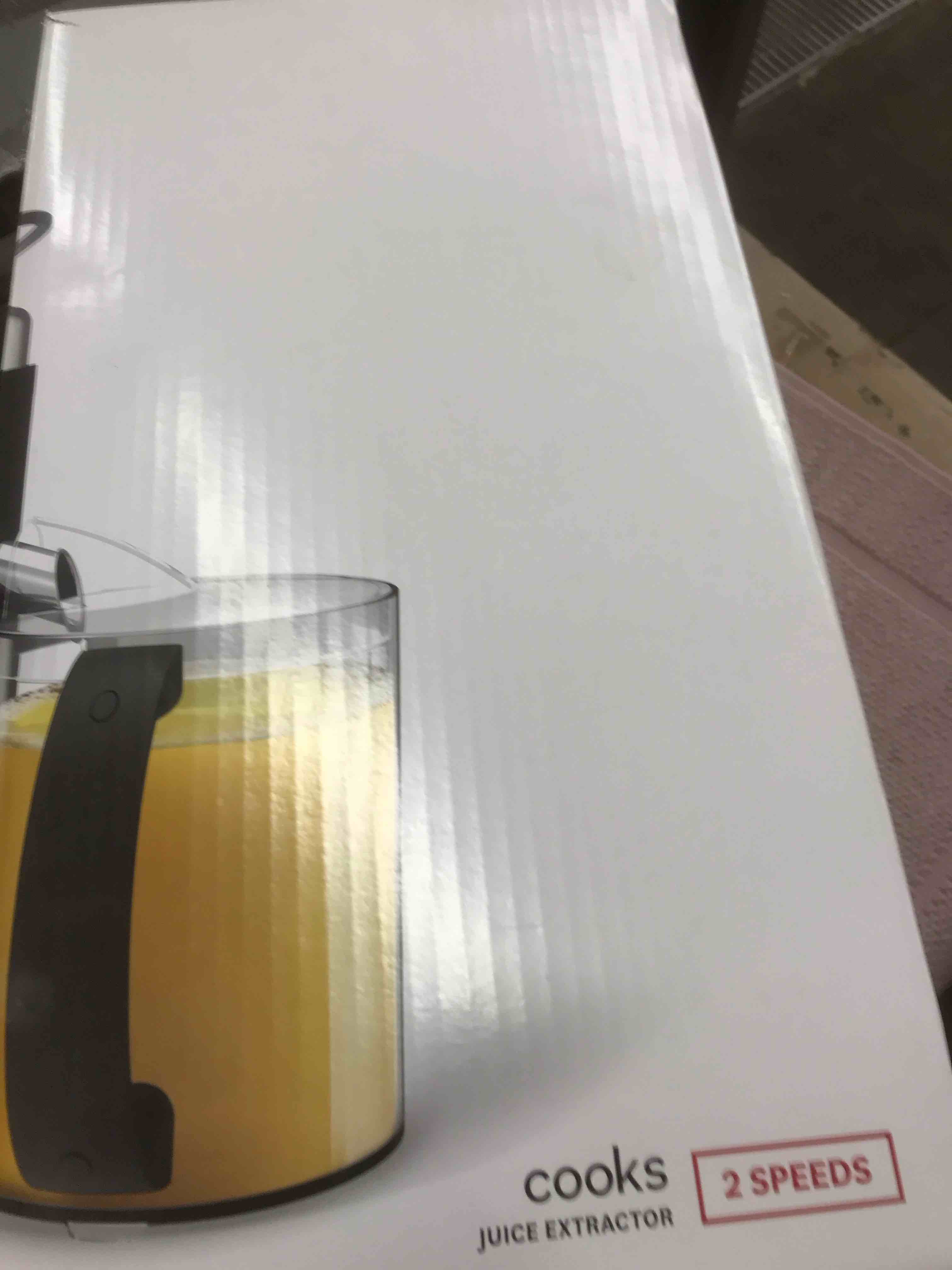 Condition photo showing As Is for cooks Juice Extractor