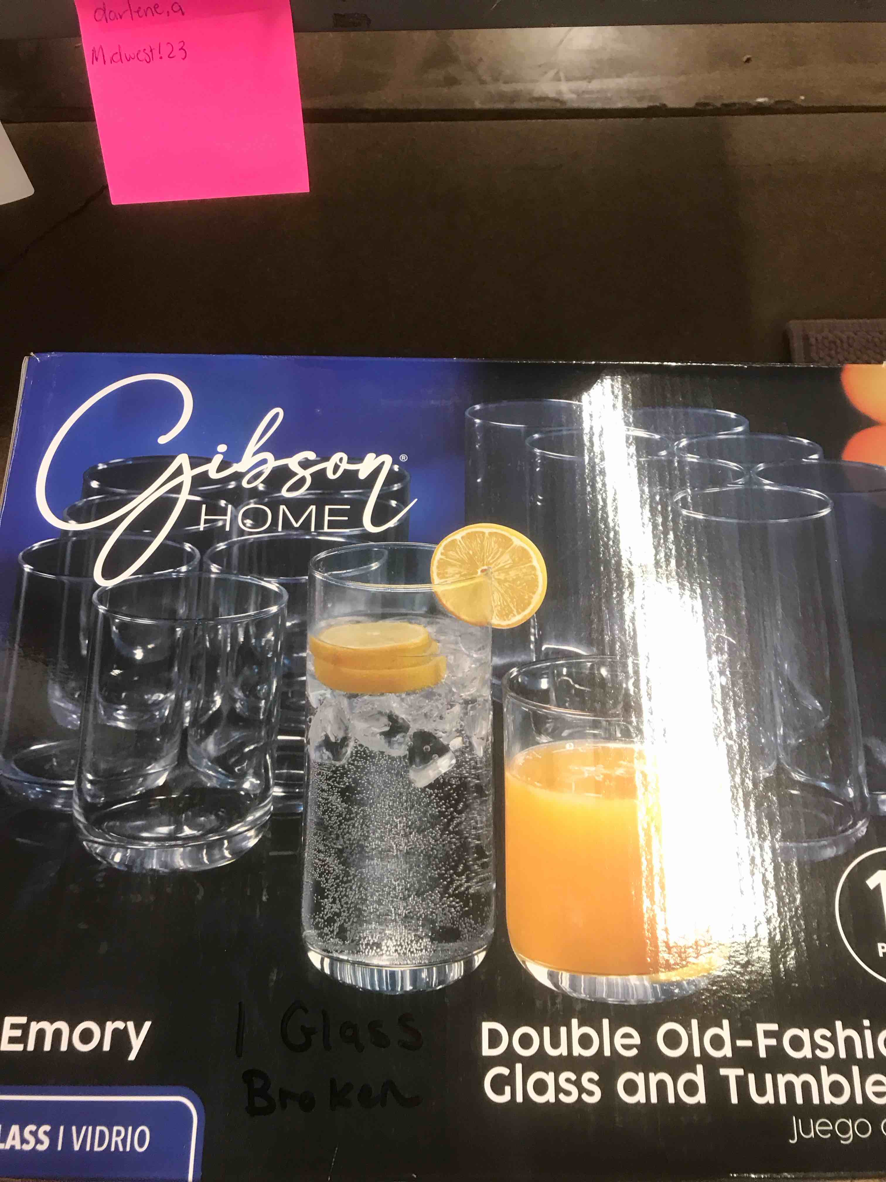 Glass and Tumbler Set 15 piece 