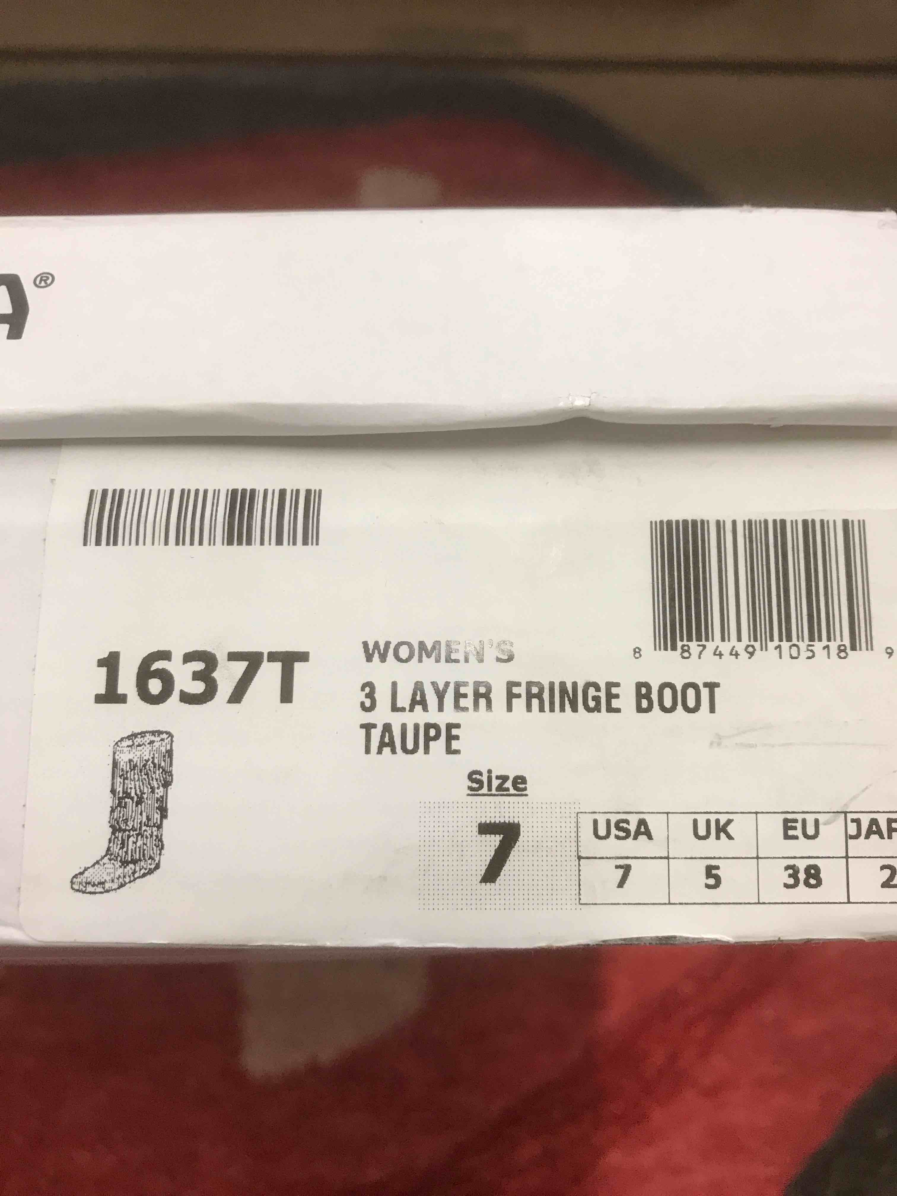 Condition photo showing As Is for MinneTonka Boots.       Women’s Size 7