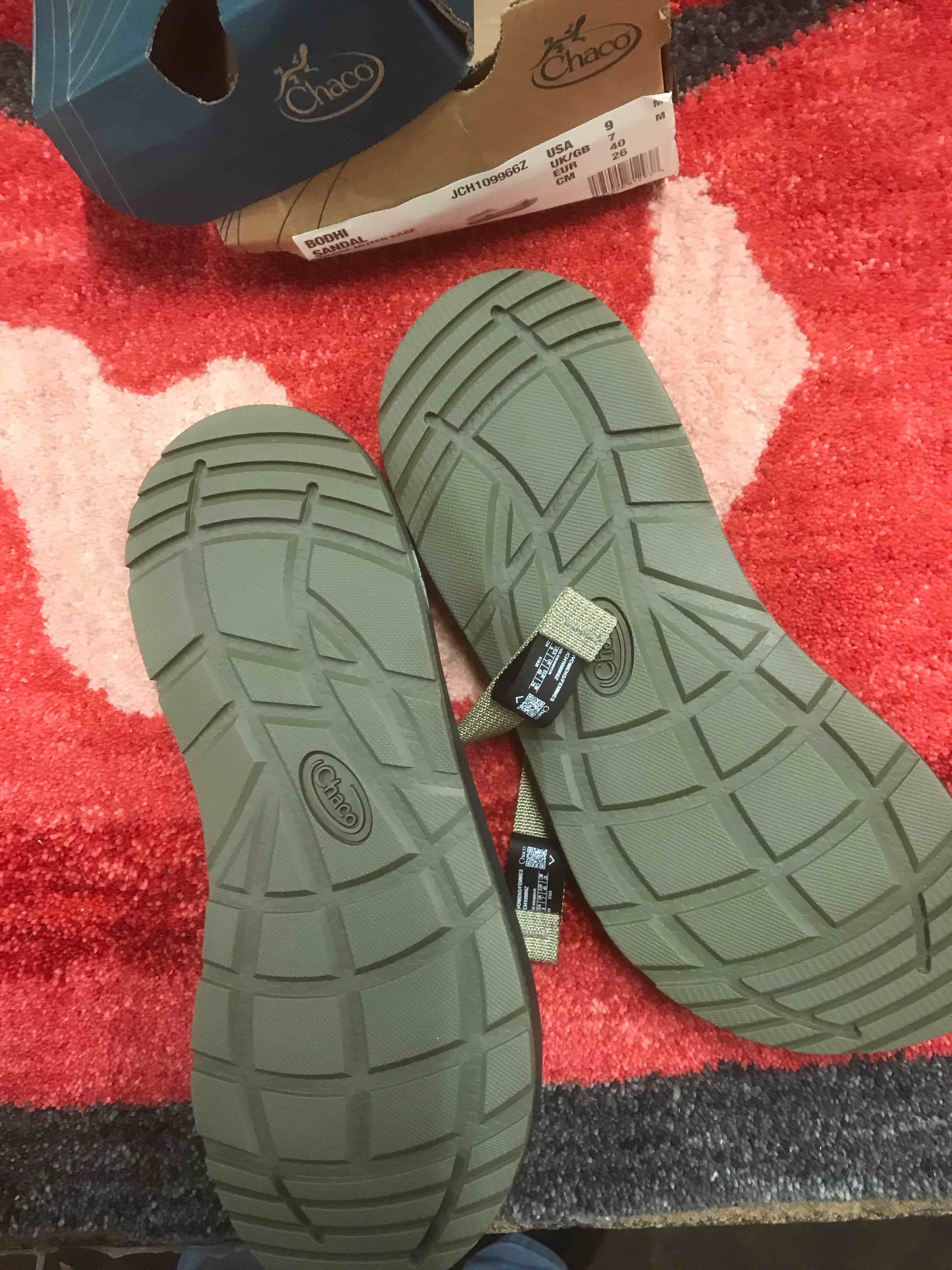 Condition photo showing New/Like New for Chaco Bodhi Sandal.   Women’s Size 9