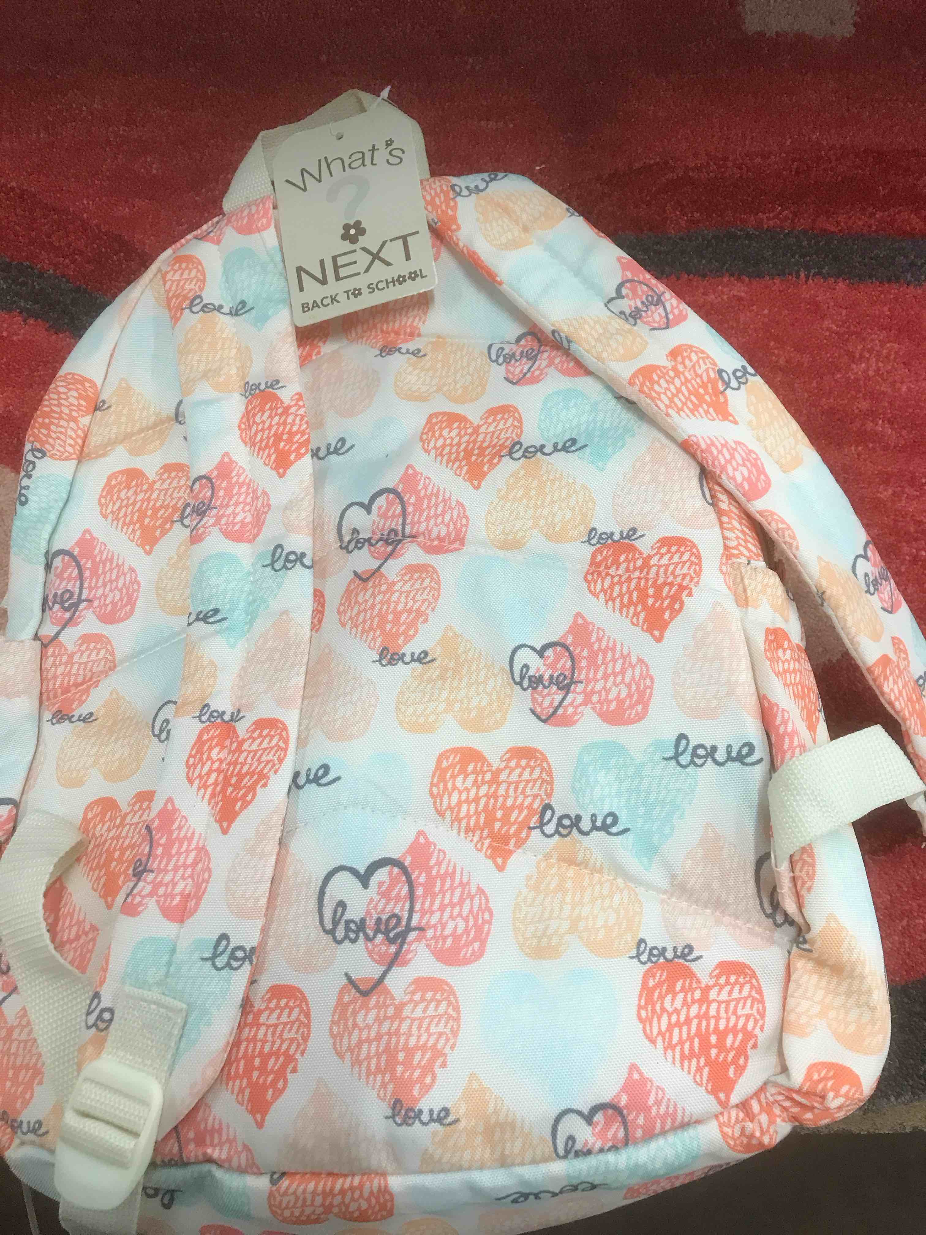 Condition photo showing New/Like New for What’s Next Book Bag