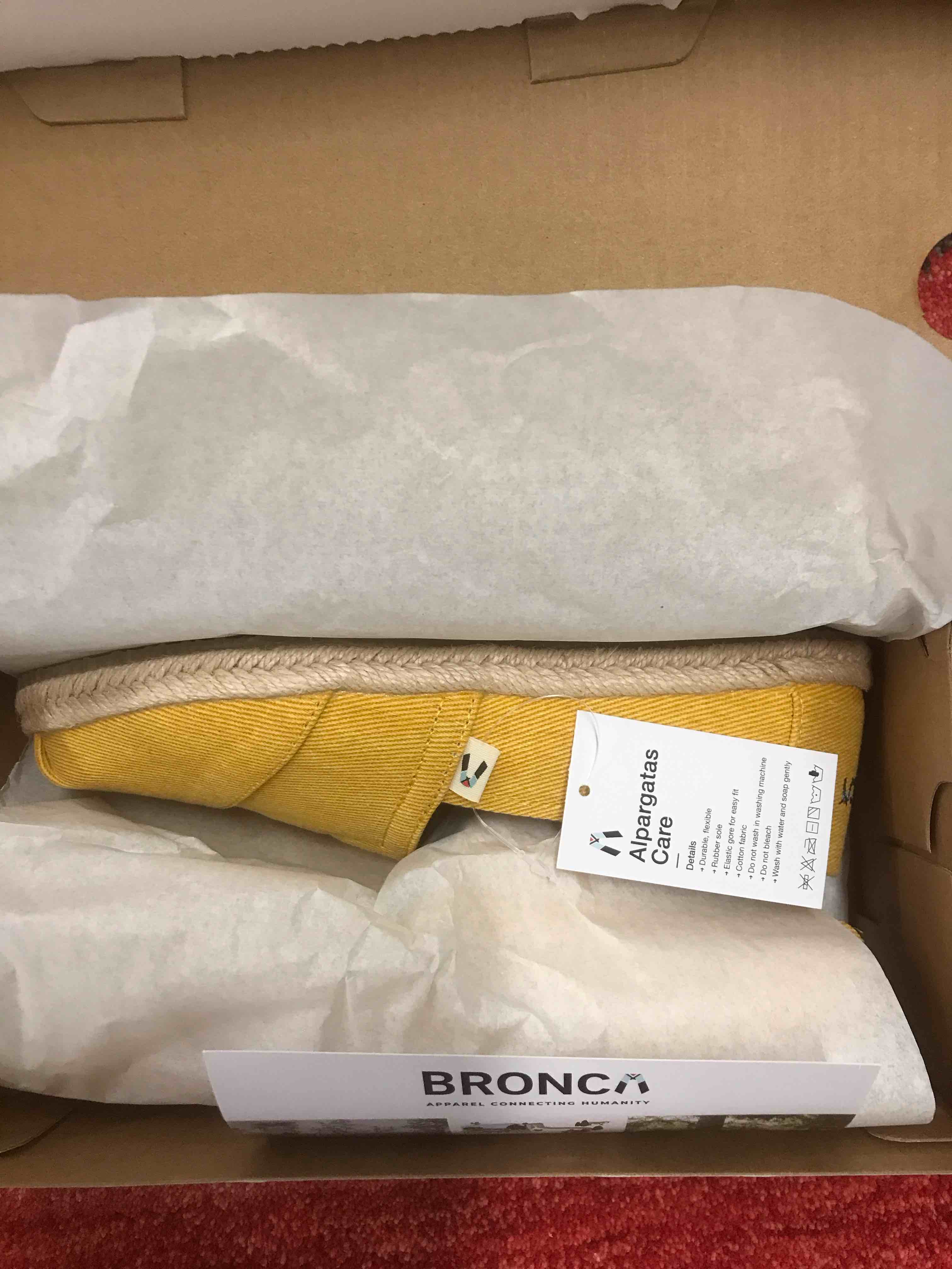 Condition photo showing New/Like New for Bronca Women’s Flats.     Size 5.5
