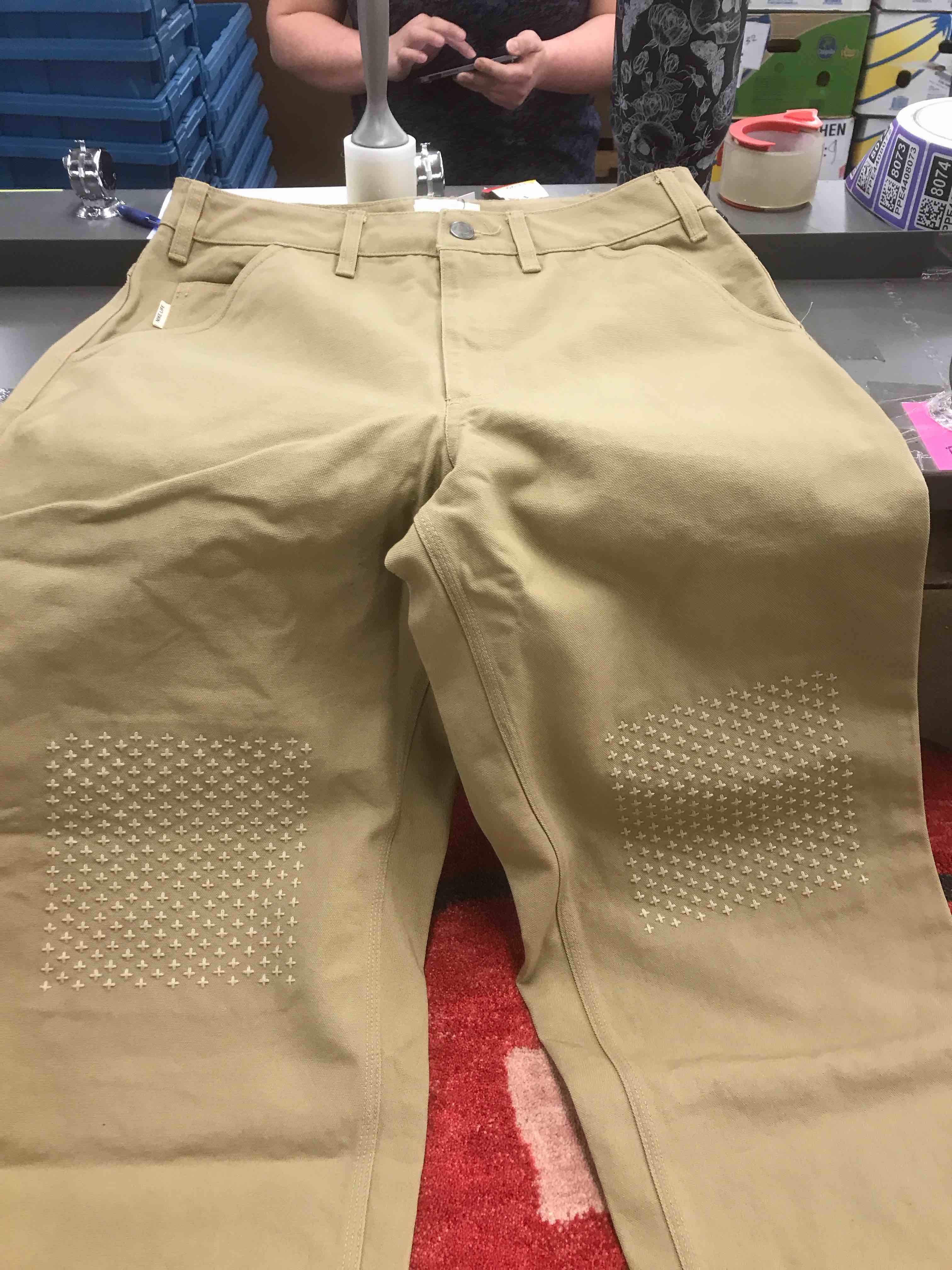 Condition photo showing New/Like New for Nike Life Men's Carpenter Pants (HJ8478-297, Parachute Beige/Desert)