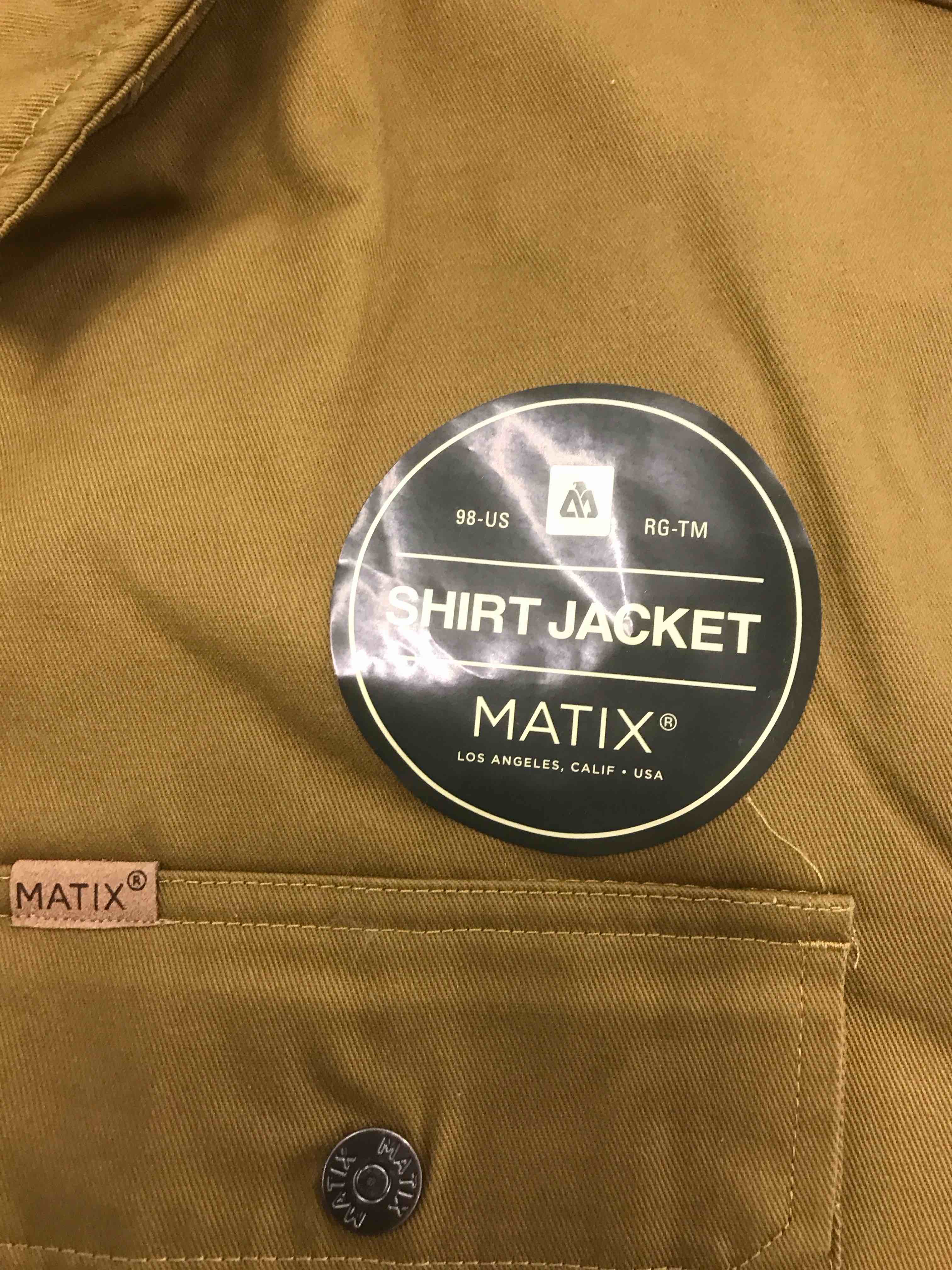 Condition photo showing New/Like New for Matix Shirt Jacket      Men’s XL