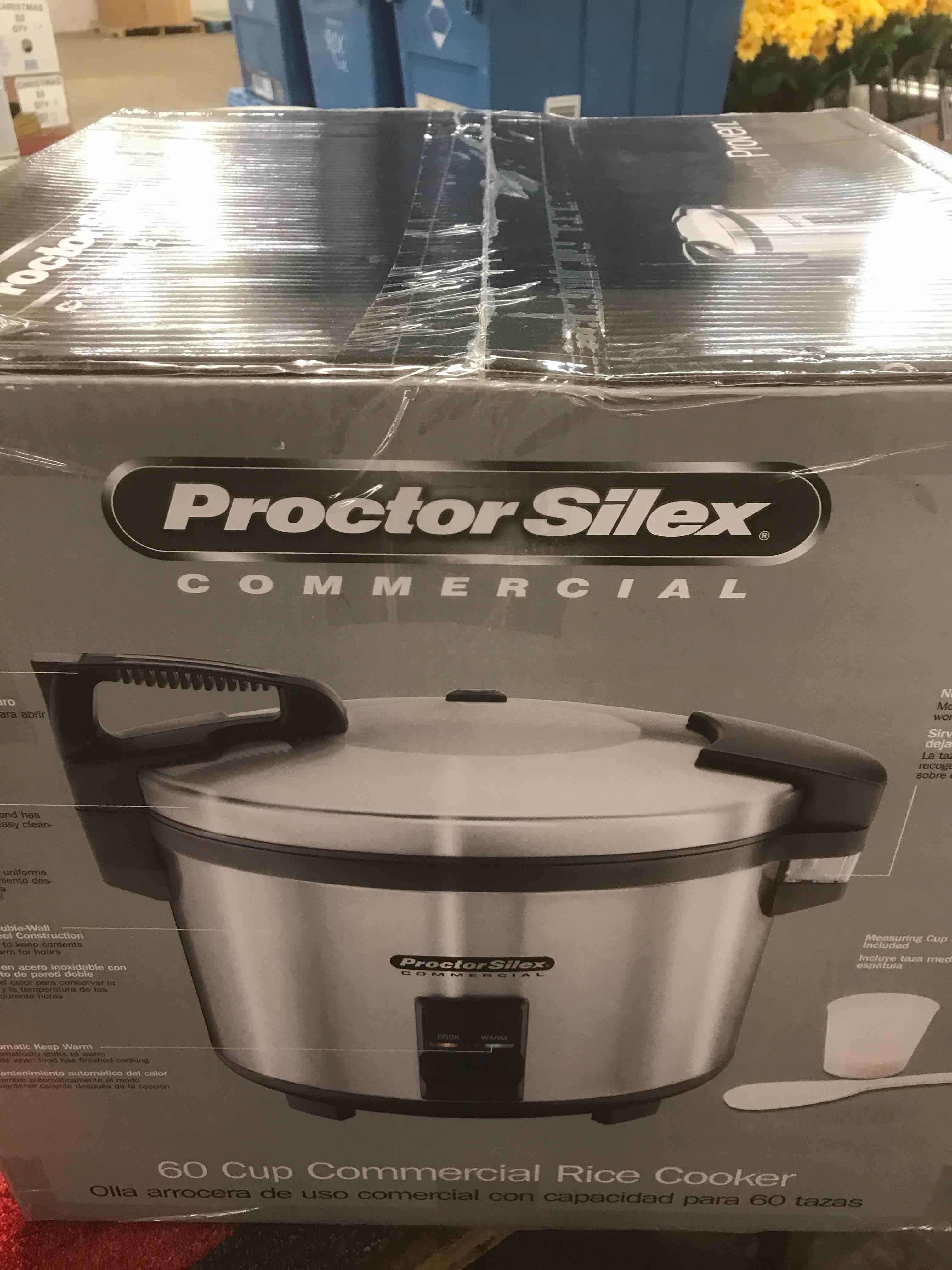 proctorsilex 37560 commercial electric 60 cup rice cooker / warmer