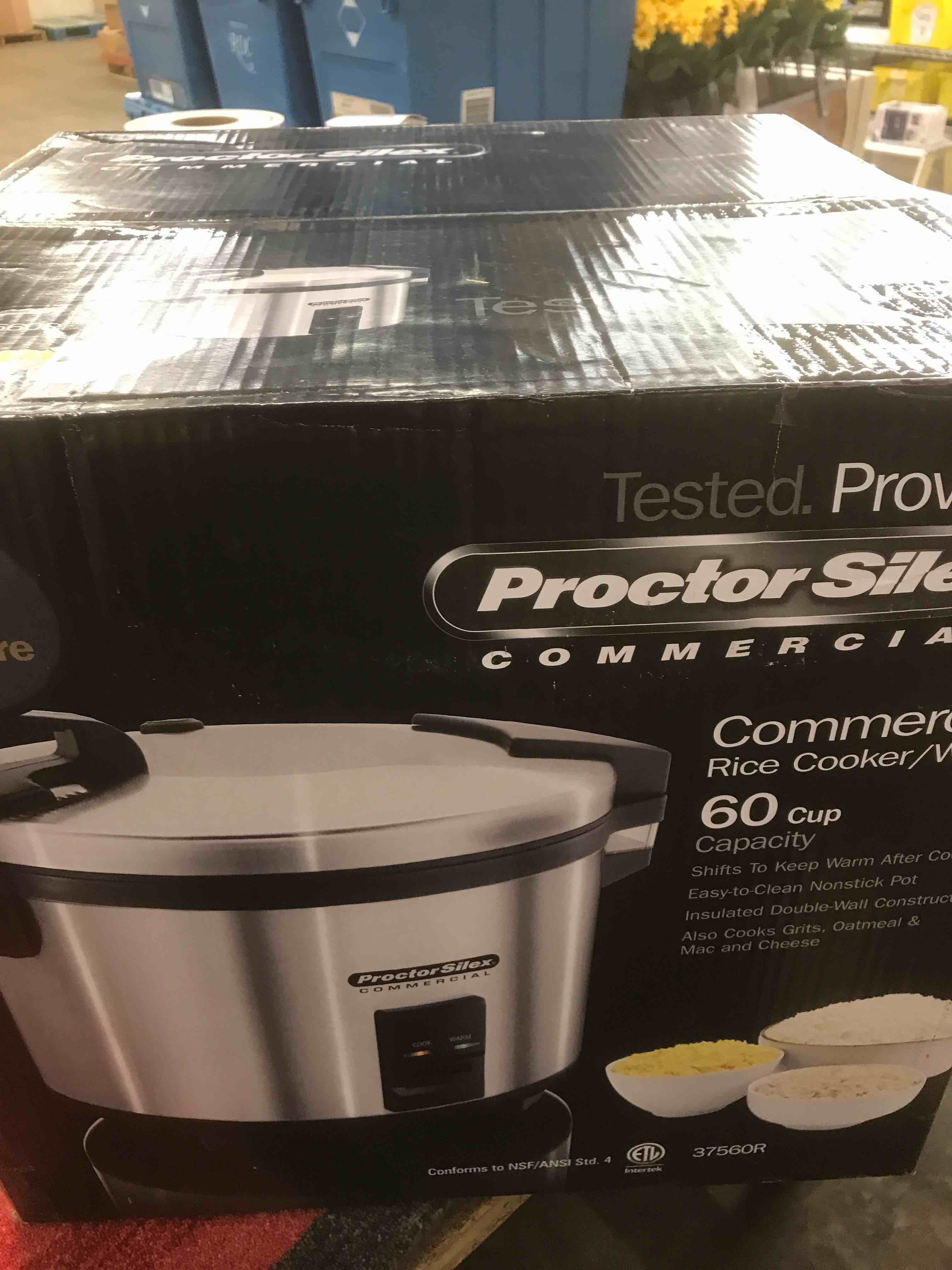 proctorsilex 37560 commercial electric 60 cup rice cooker / warmer