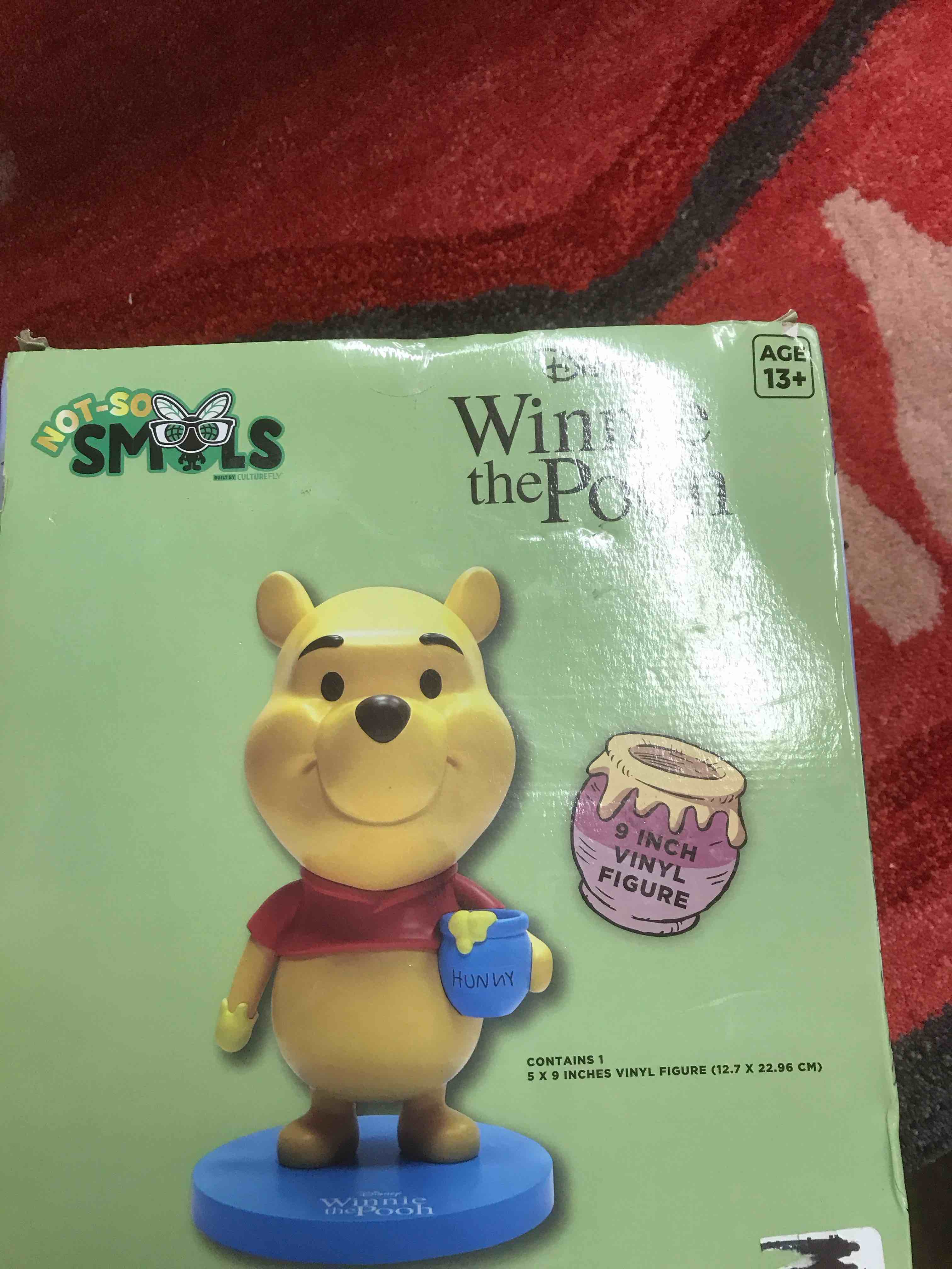Condition photo showing Good Condition for 9” Vinyl Winnie the Pooh