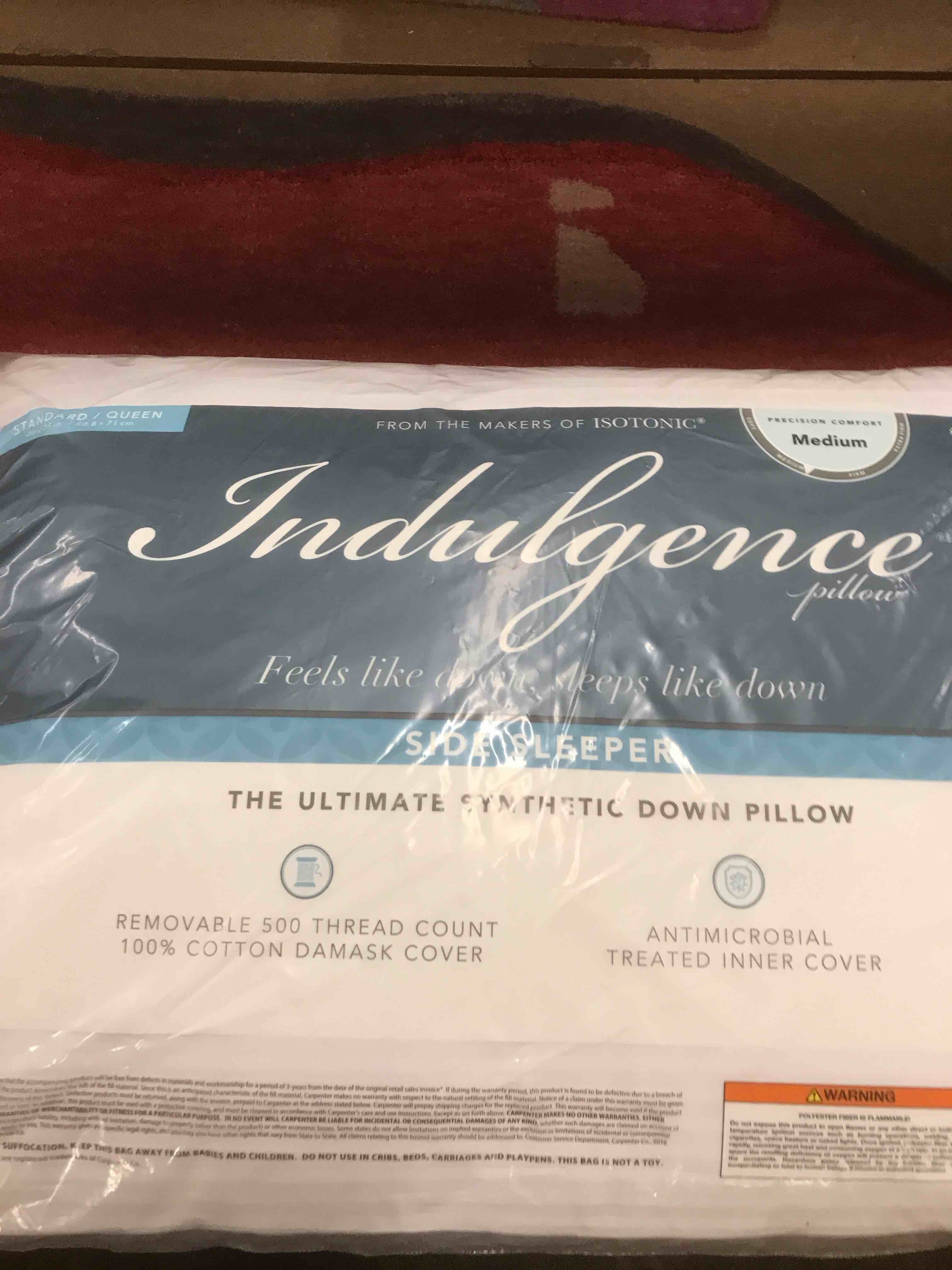 Condition photo showing New/Like New for Isotonic Indulgence Synthetic Down Pillow | Side Sleeper (Standard/Queen)