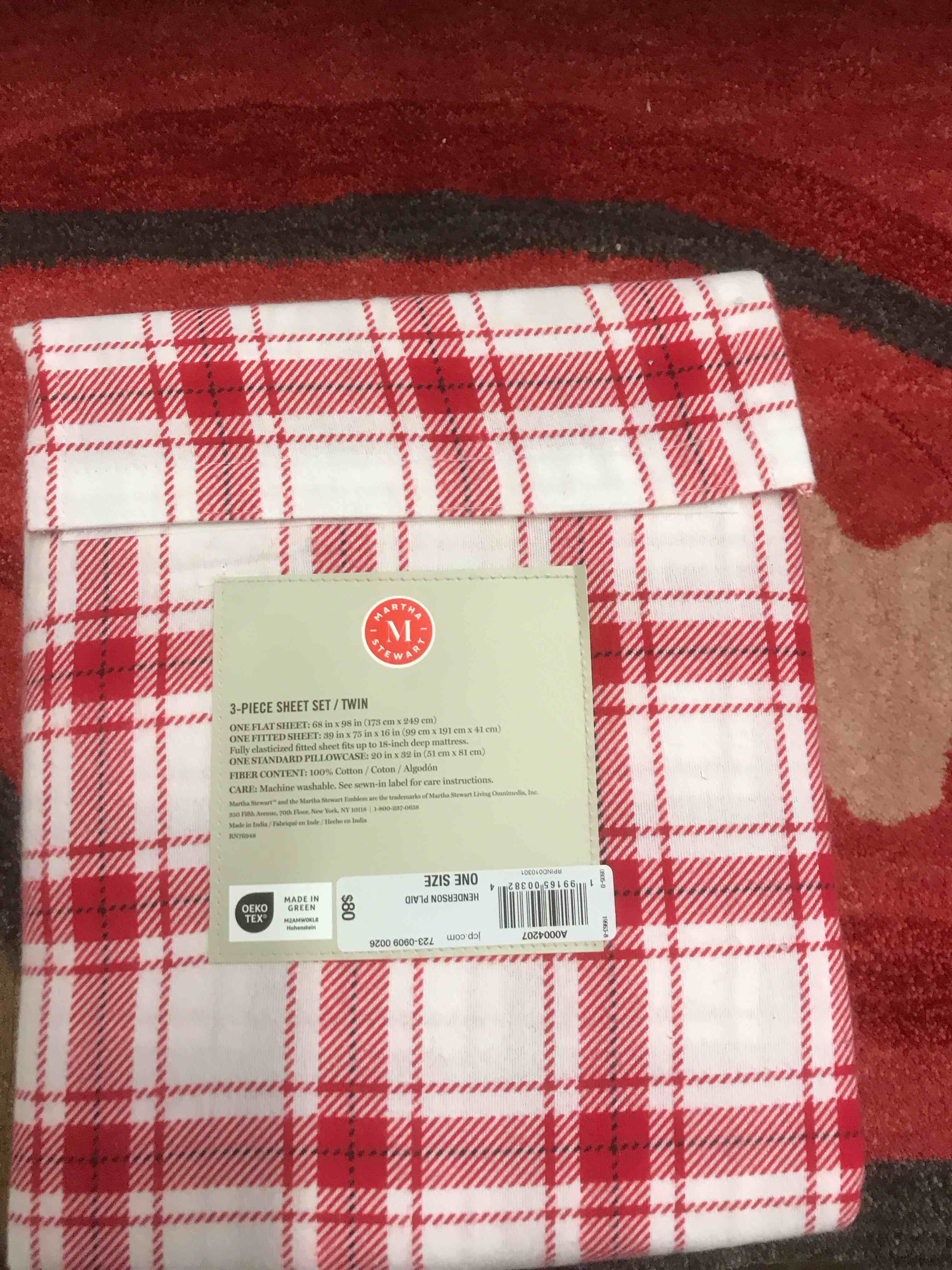 martha stewart twin sheet set