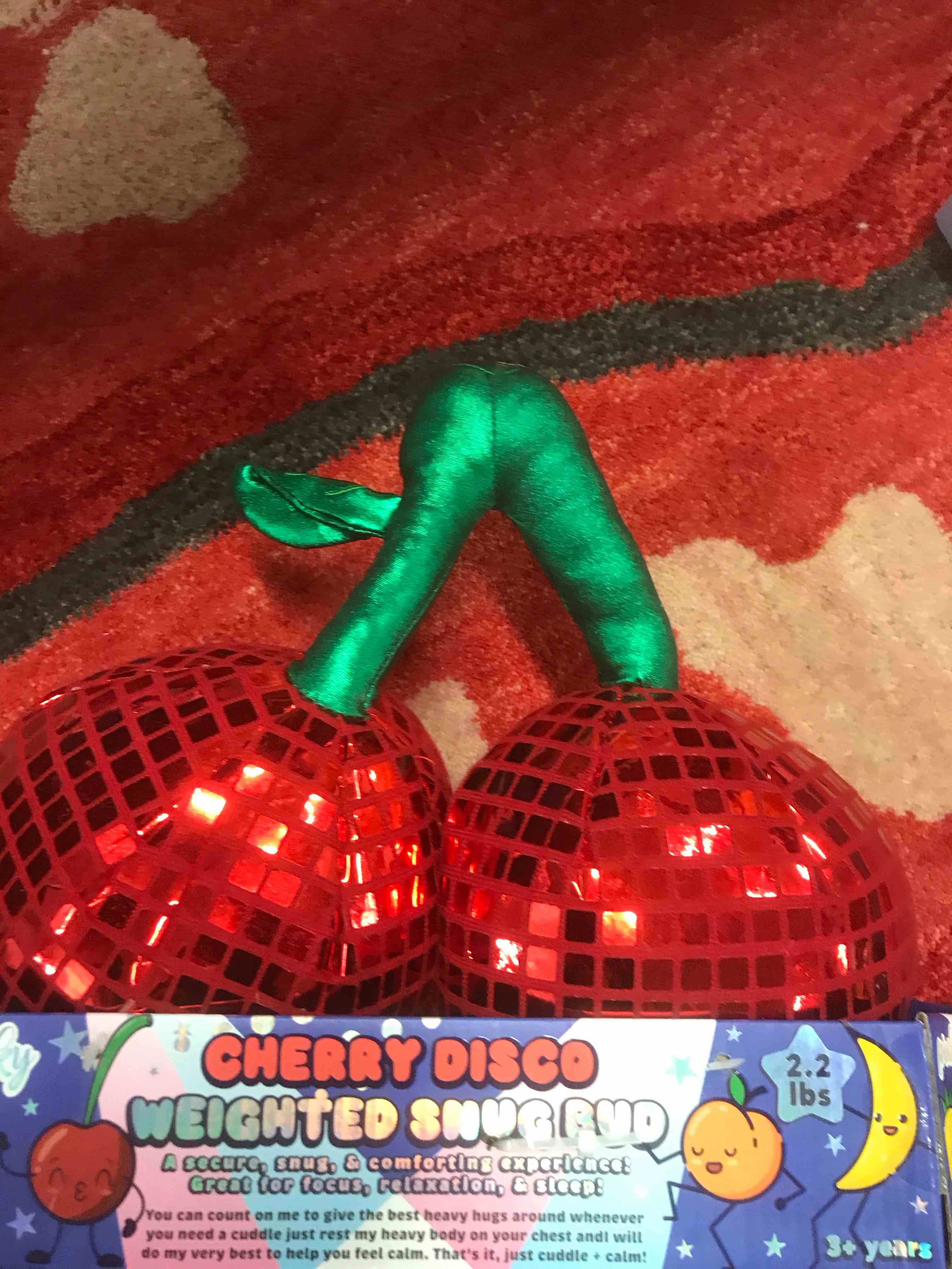 Condition photo showing New/Like New for Weighted Snug Bug Cherry Disco