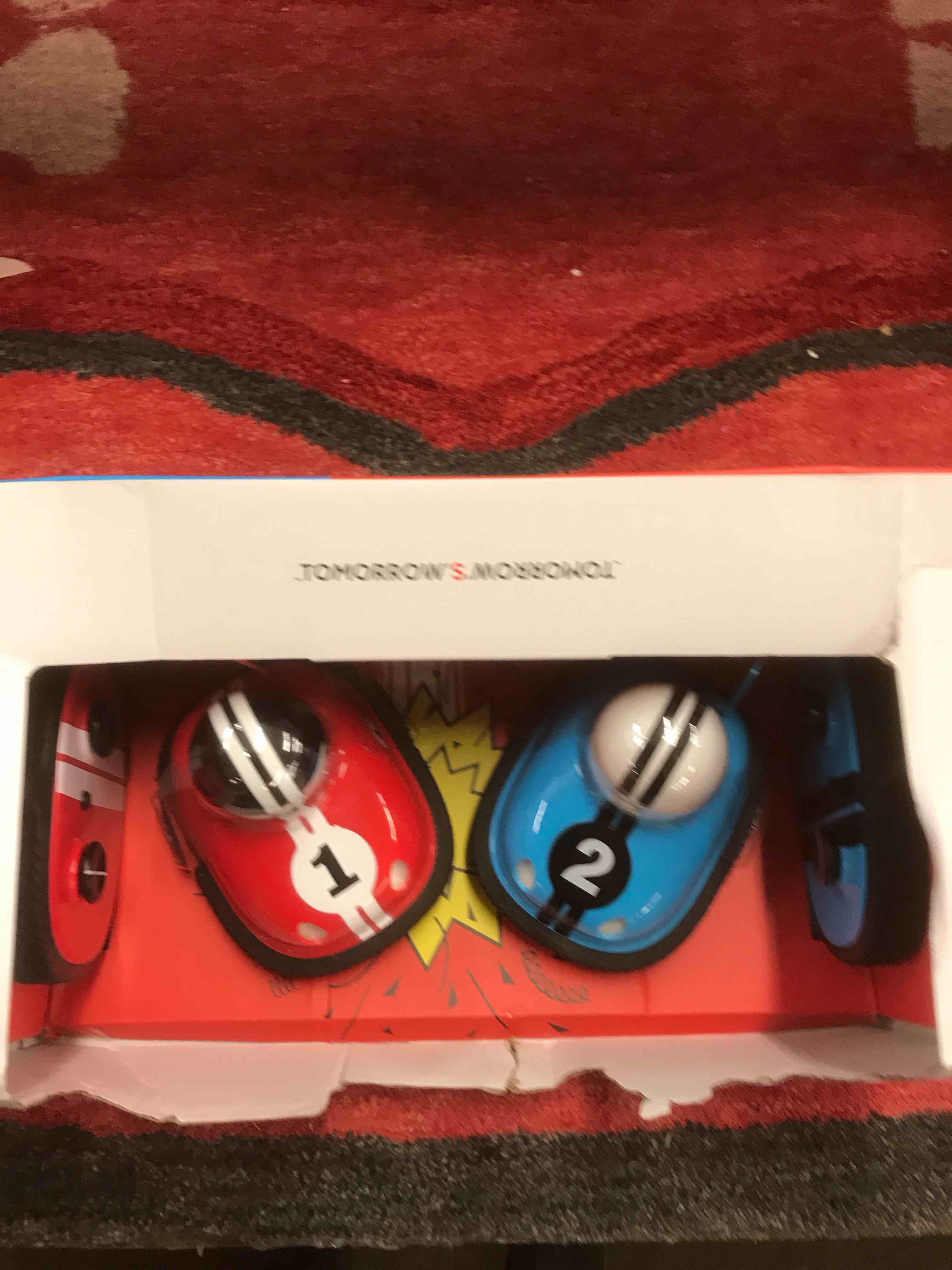 Sharper Image RC Red & Blue Ejecting Bumper Rivals Set - 6pc