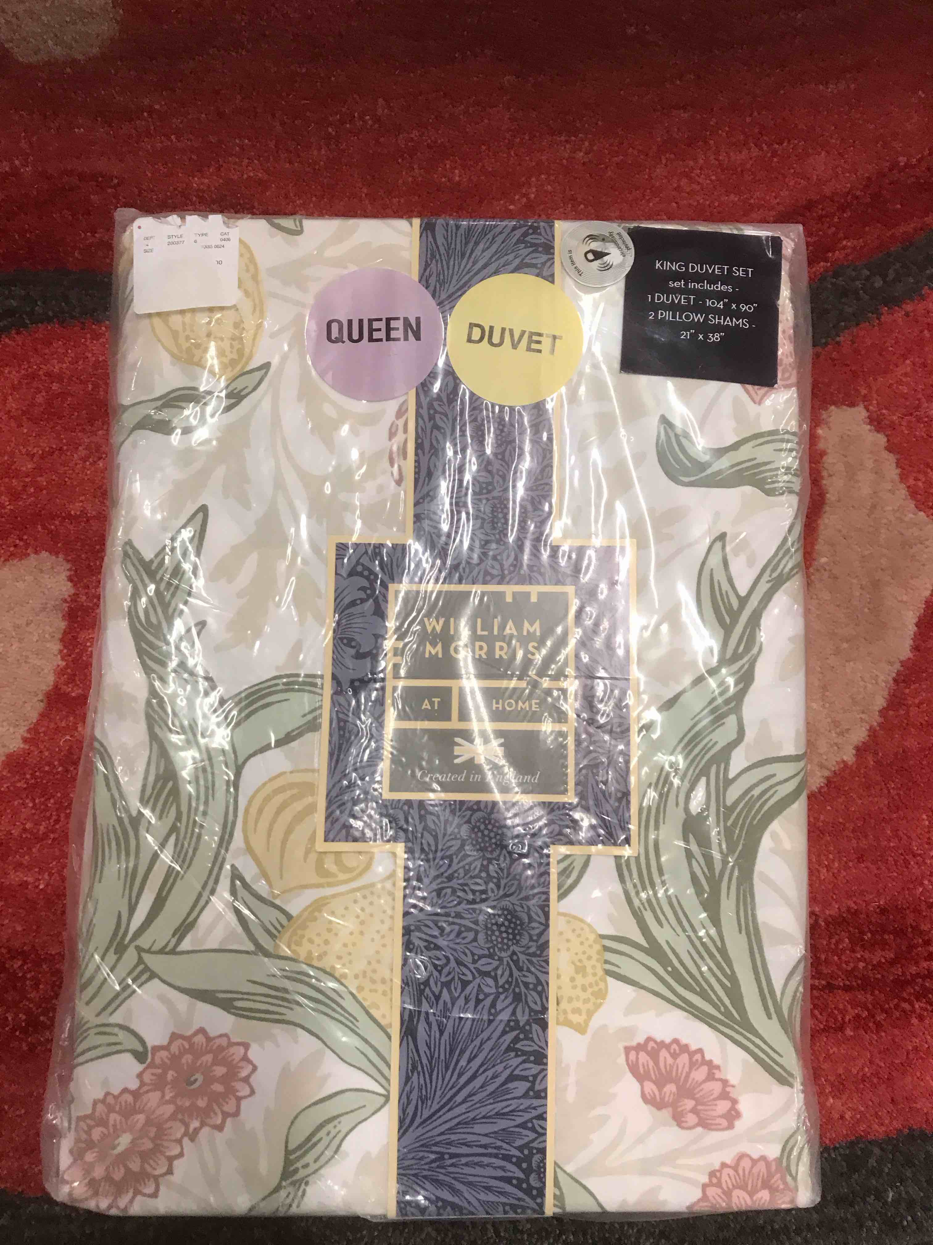 William Morris Queen Duvet Set