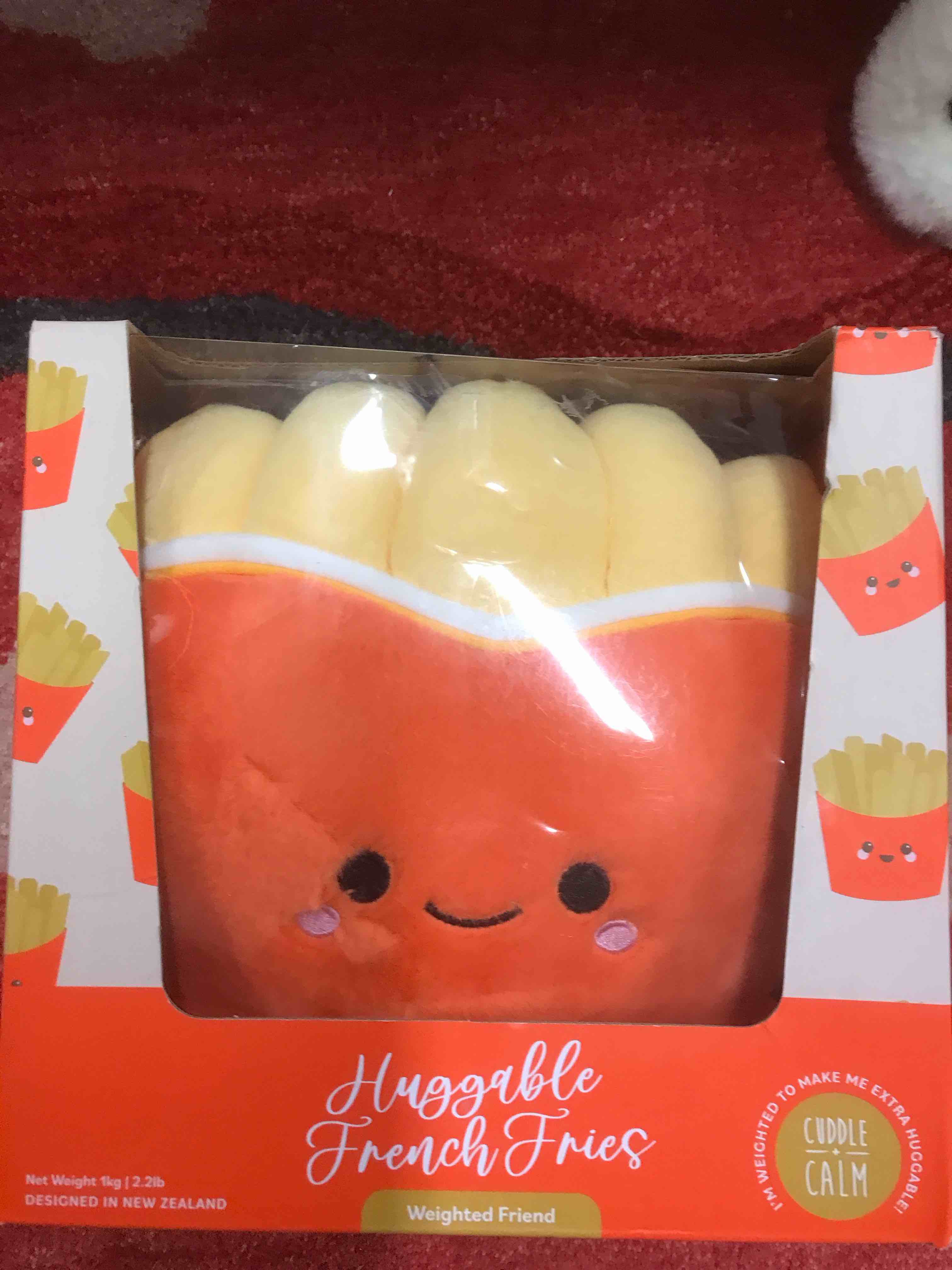 Huggable French Fries Weighted Friend 